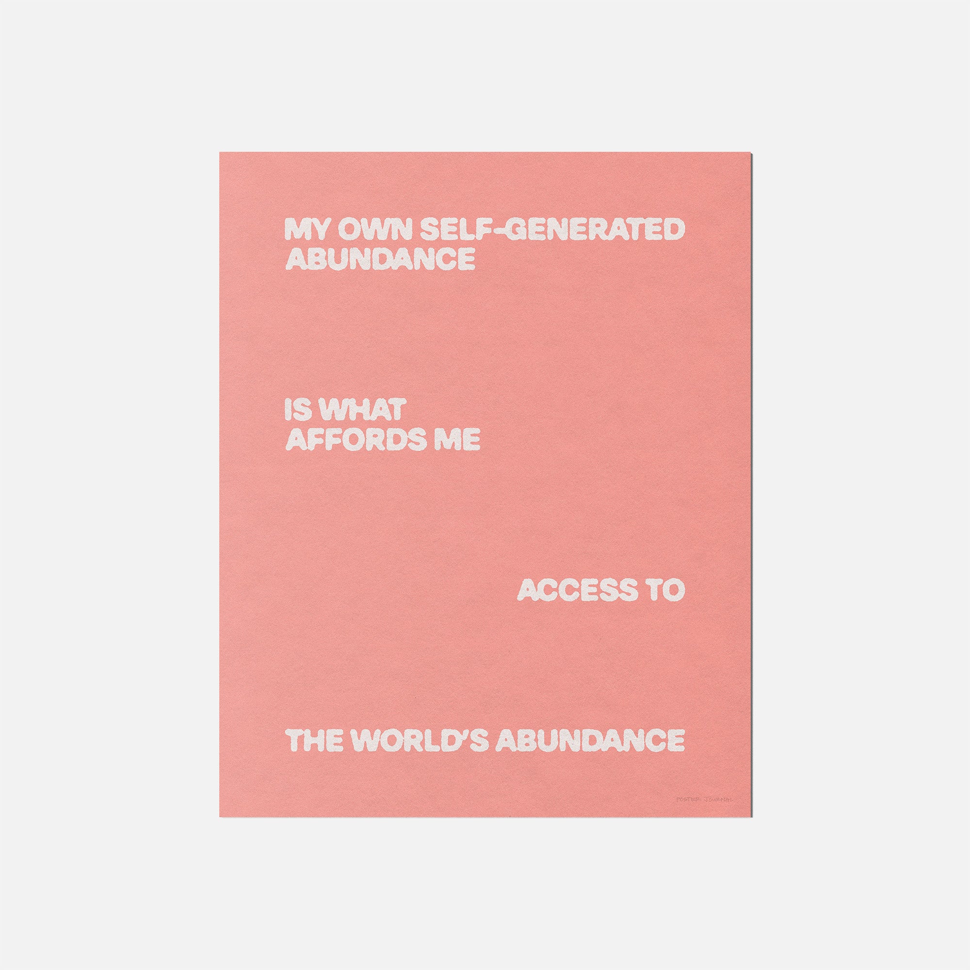 ABUNDANCE PRINT