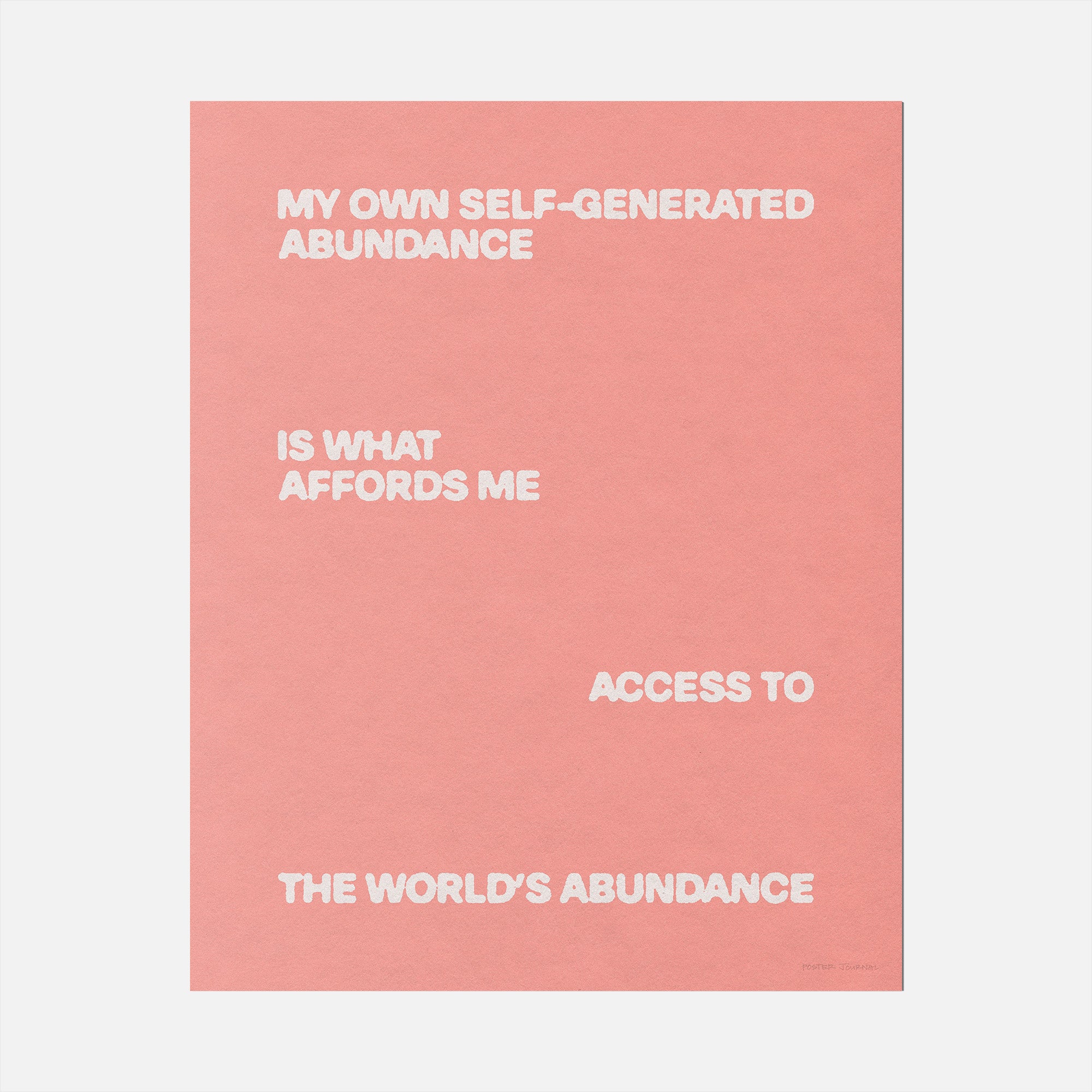 ABUNDANCE PRINT