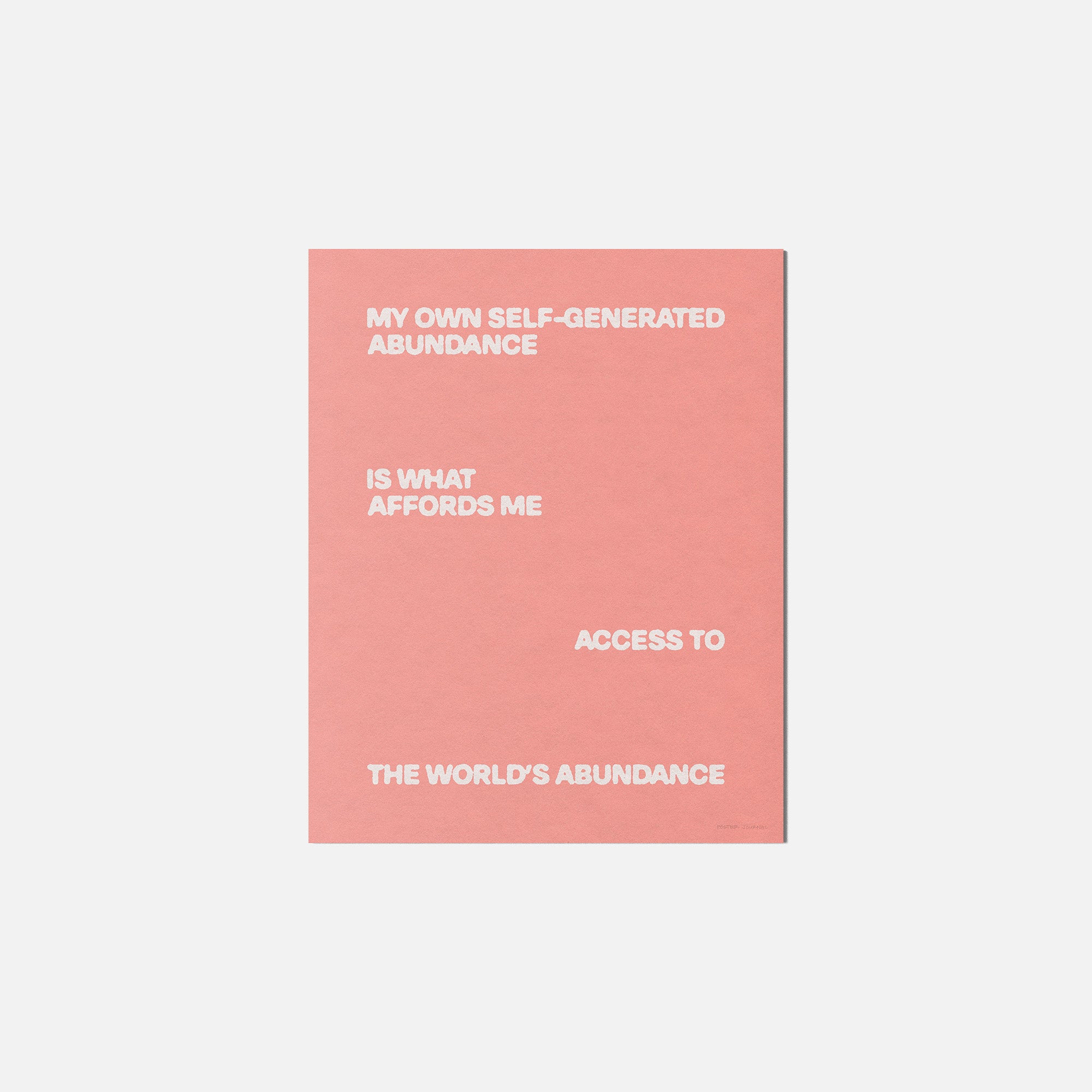 ABUNDANCE PRINT