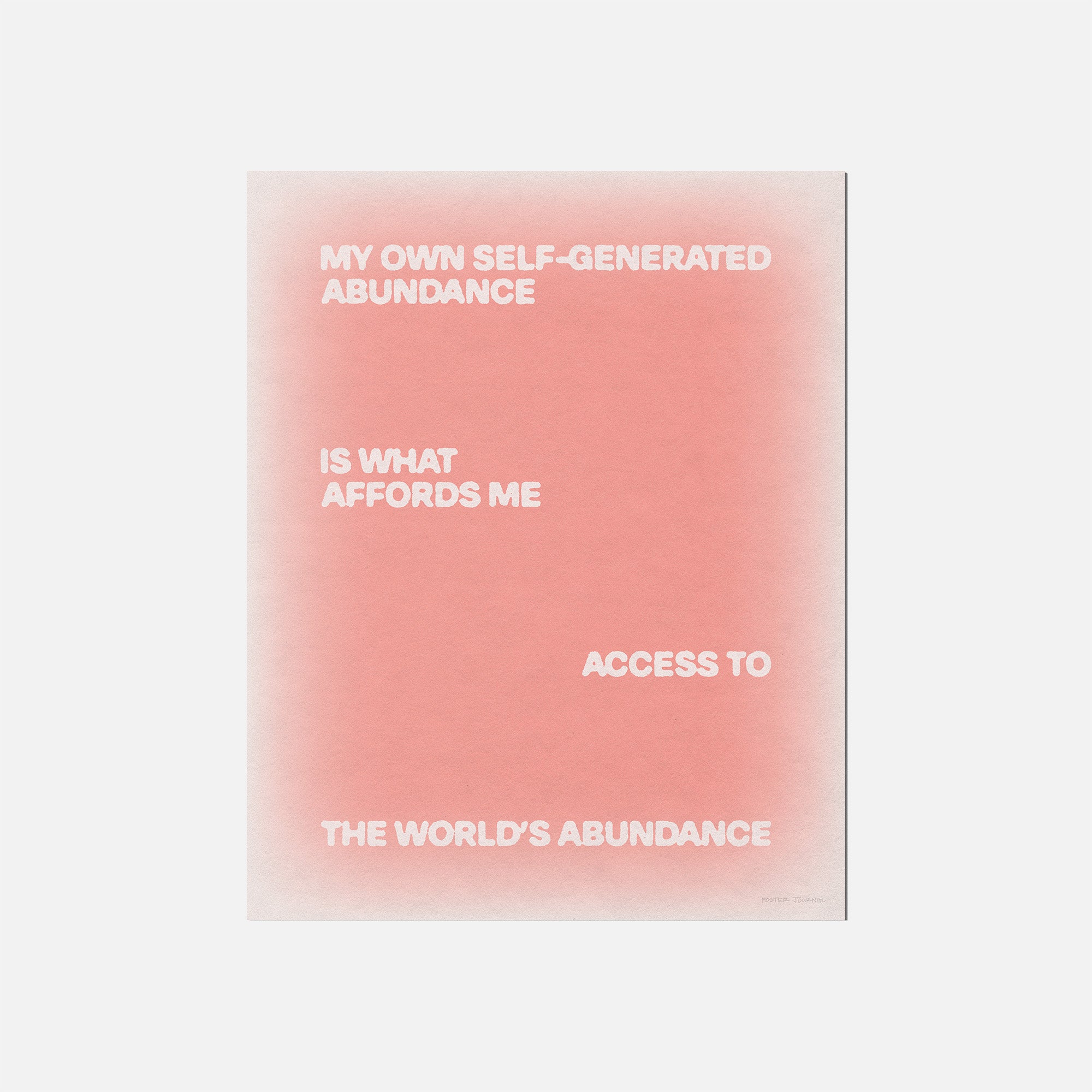 ABUNDANCE PRINT
