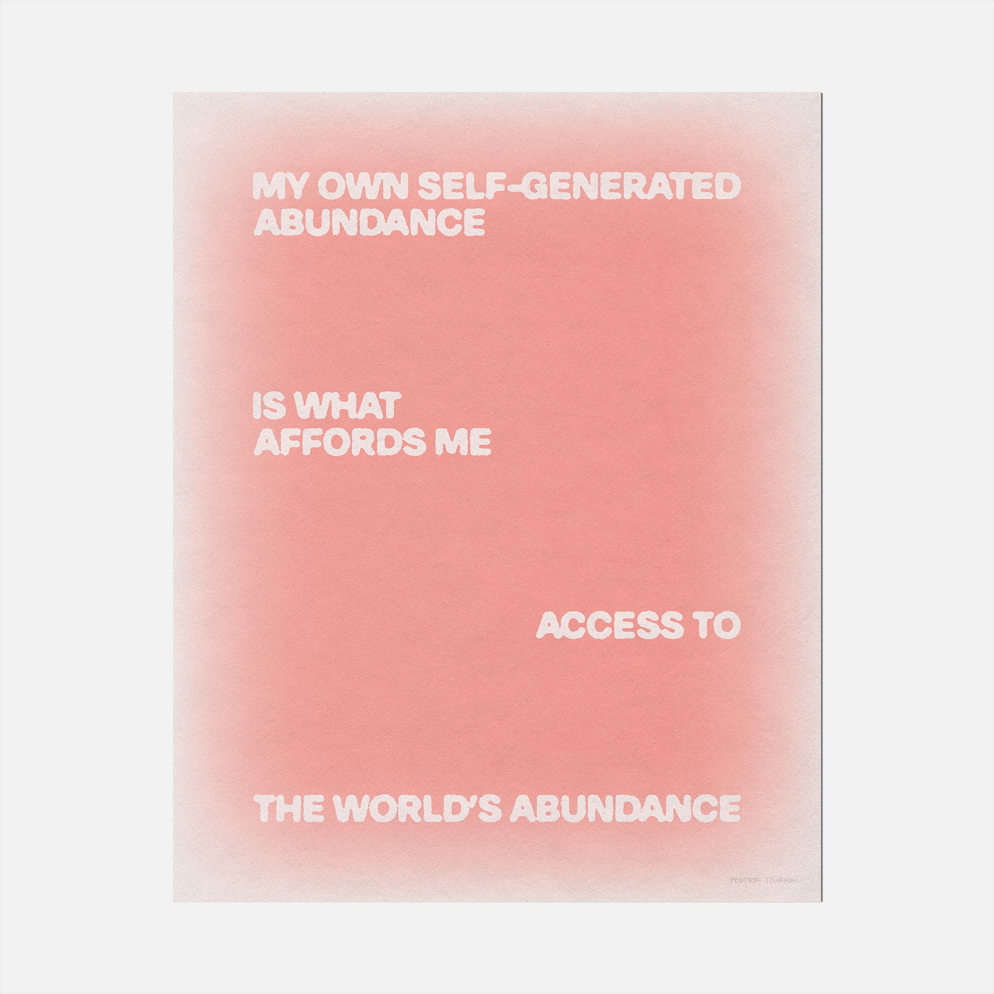 ABUNDANCE PRINT