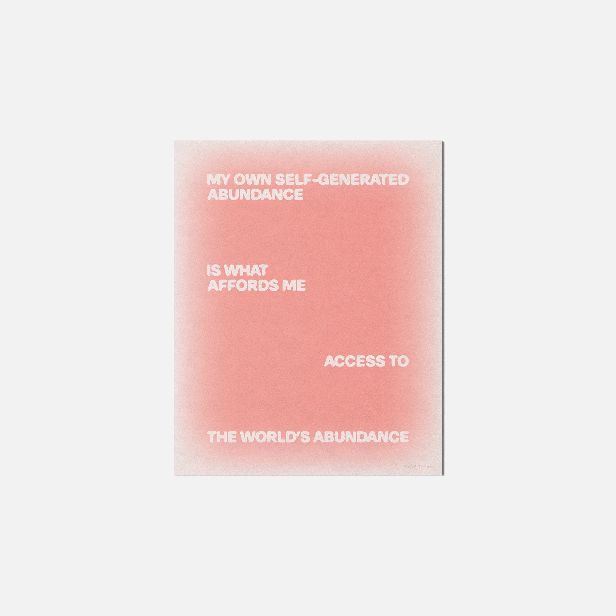 ABUNDANCE PRINT