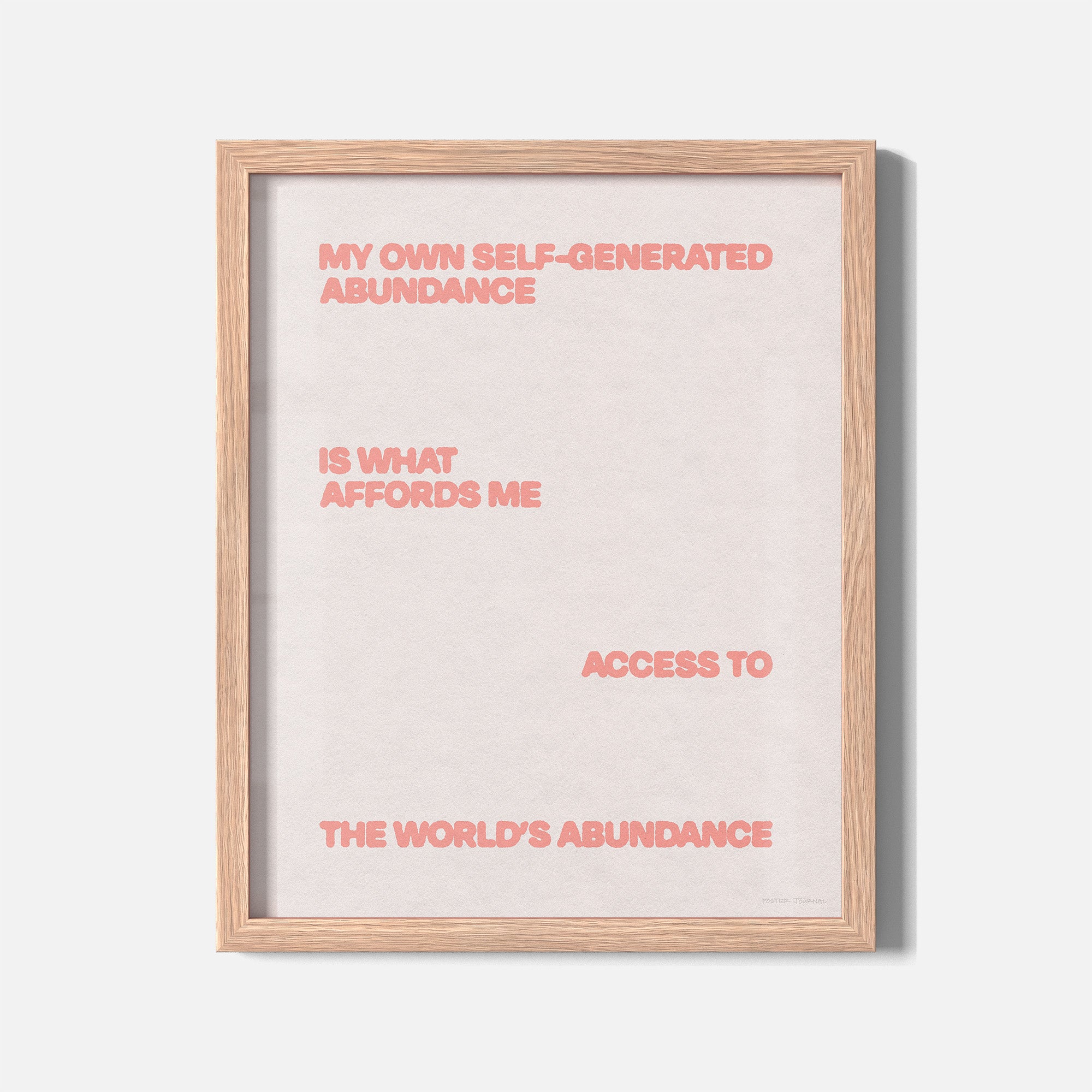 ABUNDANCE PRINT