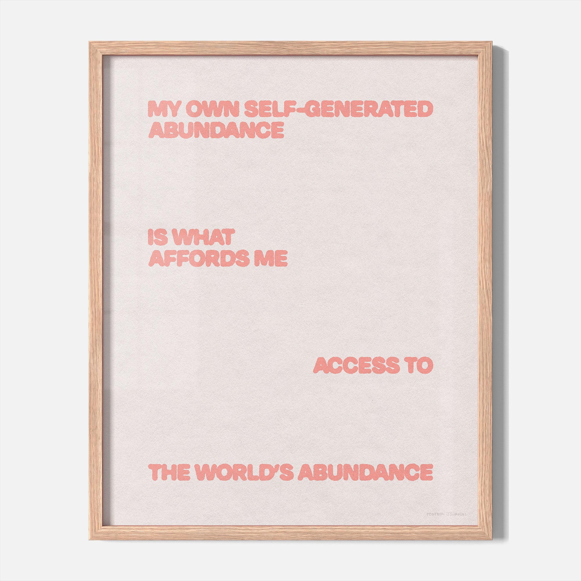 ABUNDANCE PRINT