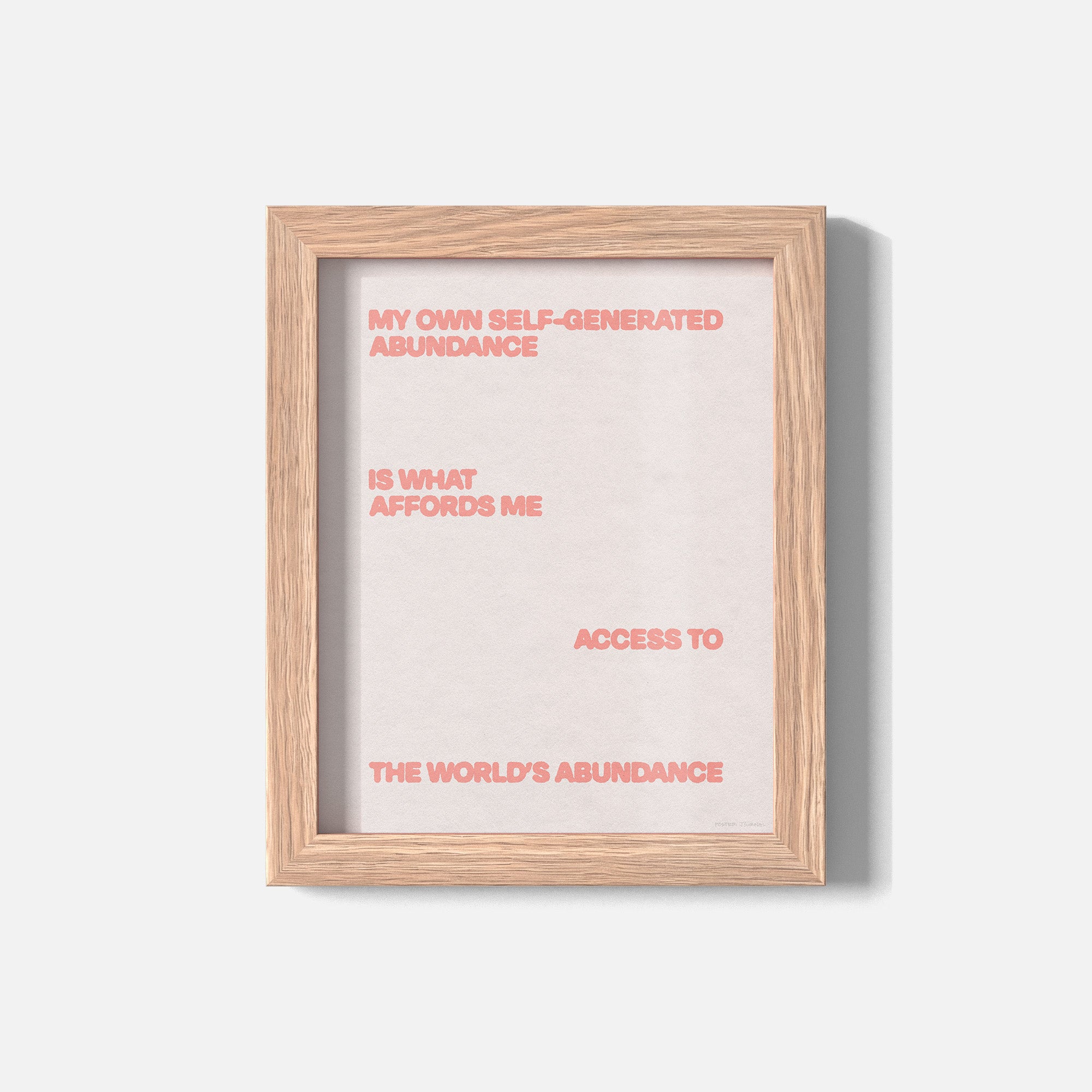 ABUNDANCE PRINT