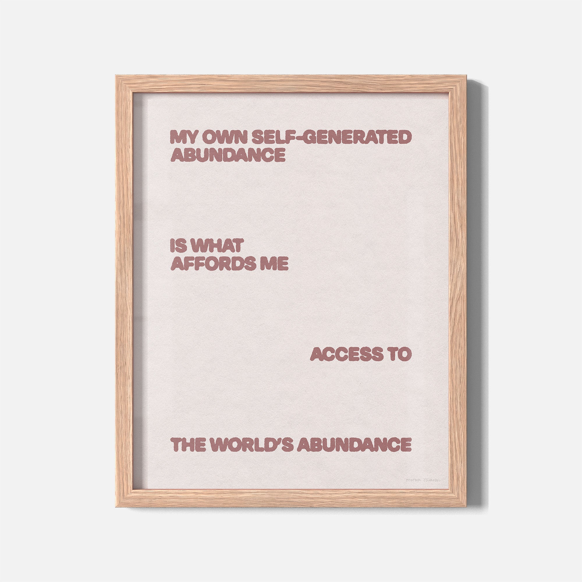 ABUNDANCE PRINT