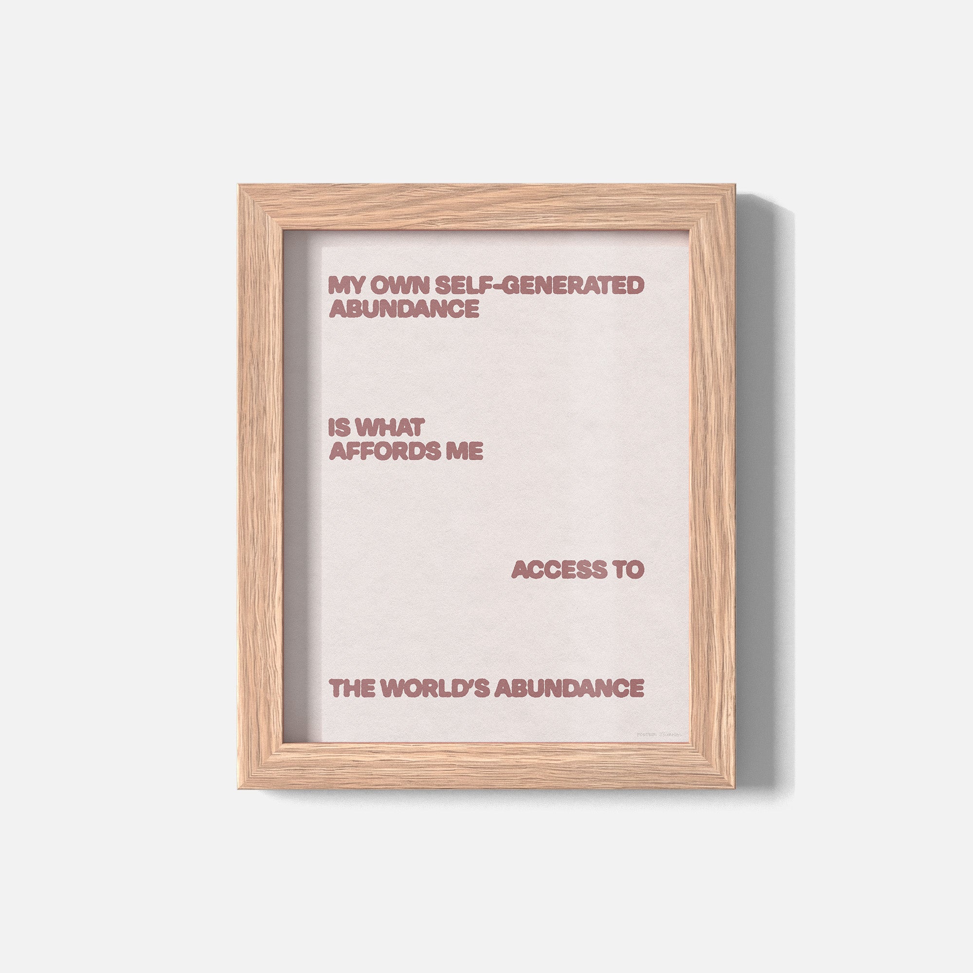 ABUNDANCE PRINT
