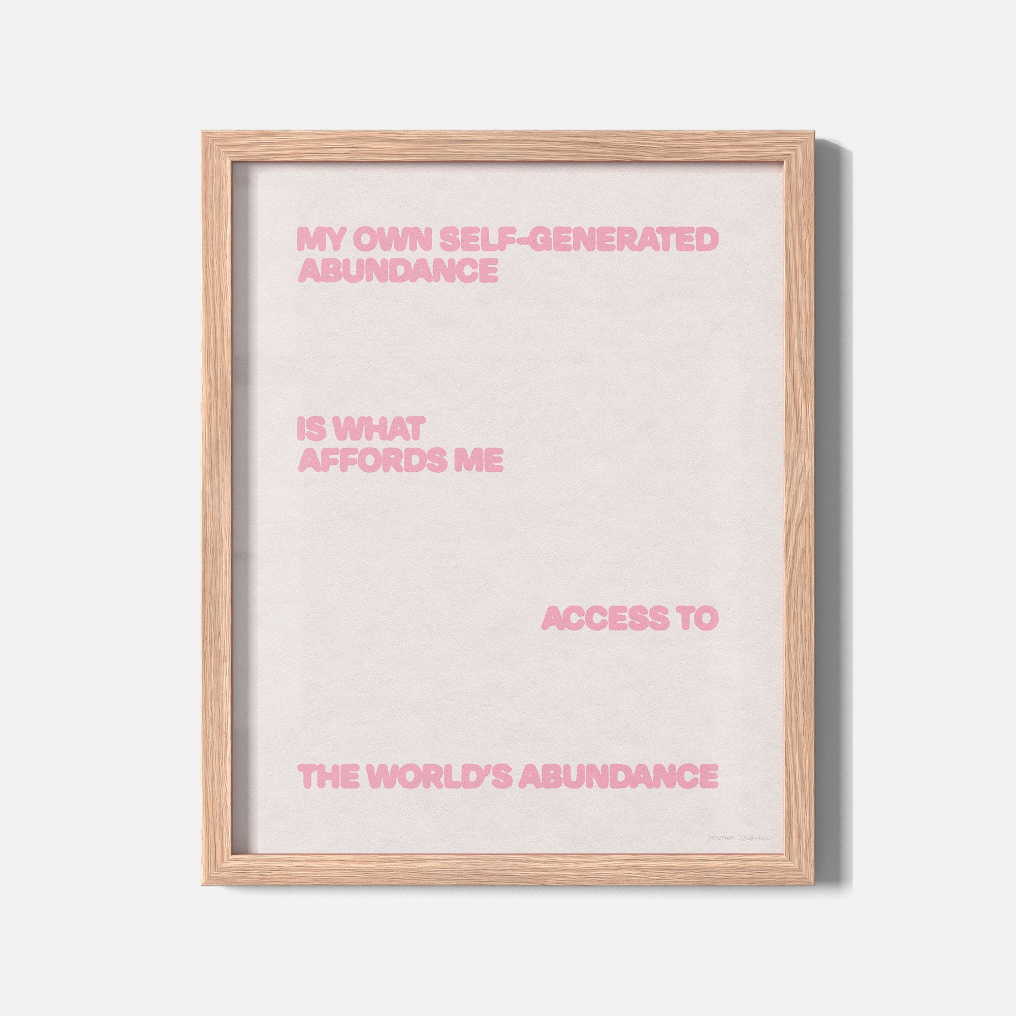 ABUNDANCE PRINT