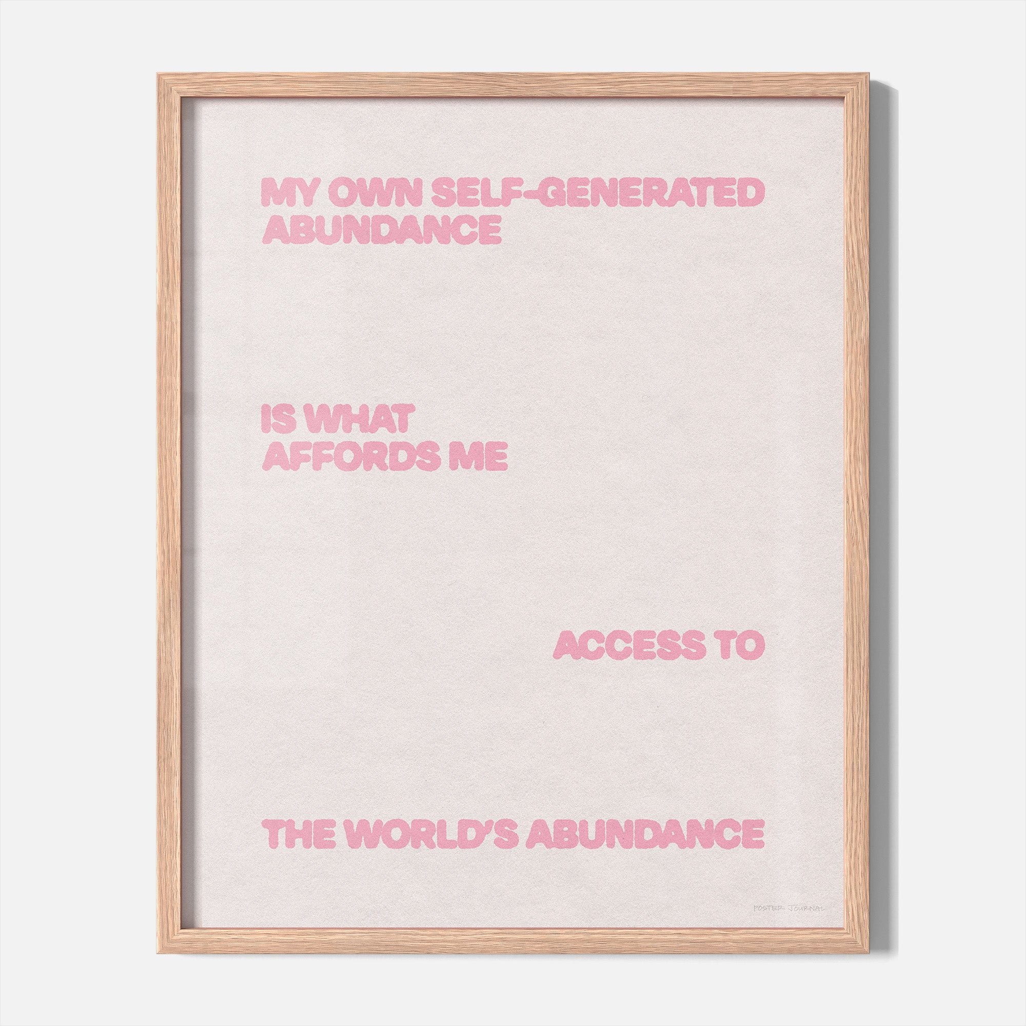 ABUNDANCE PRINT