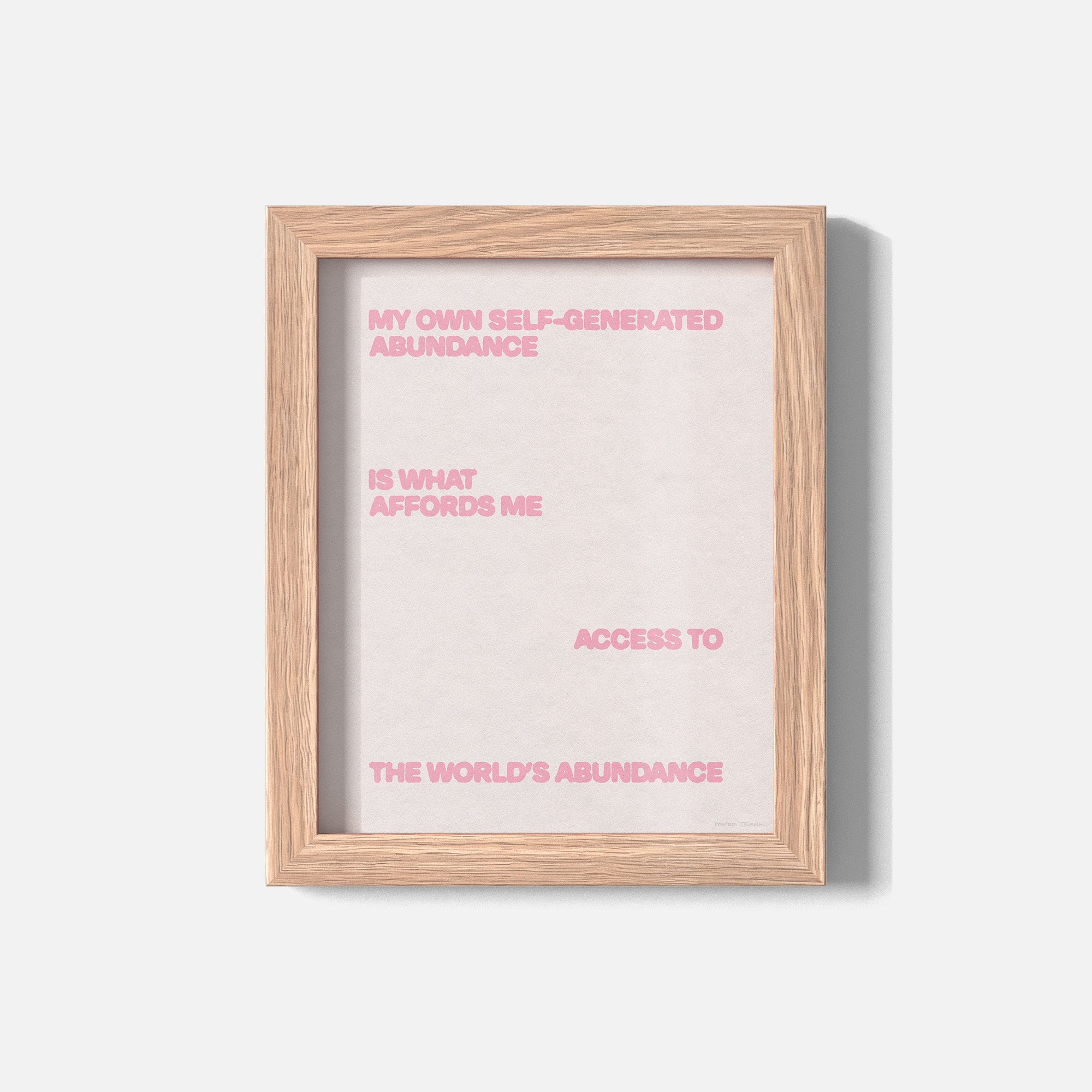 ABUNDANCE PRINT