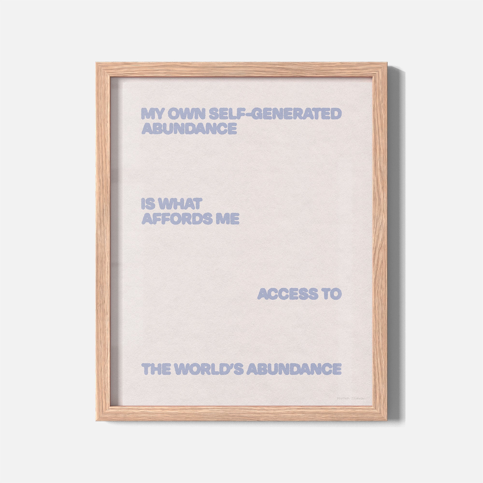 ABUNDANCE PRINT