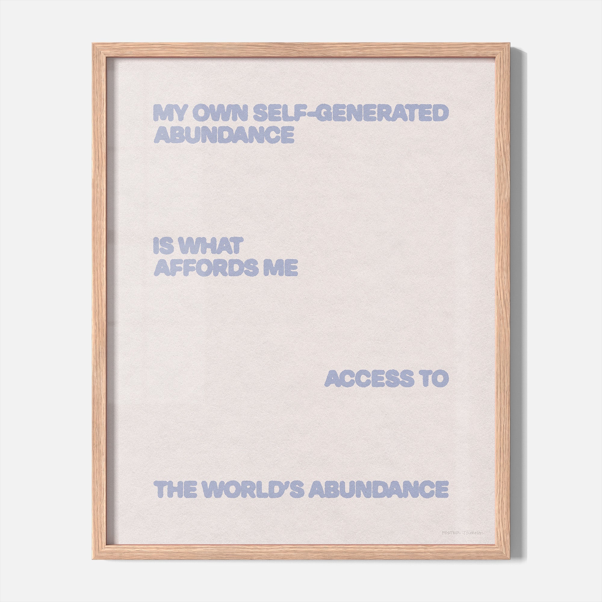 ABUNDANCE PRINT