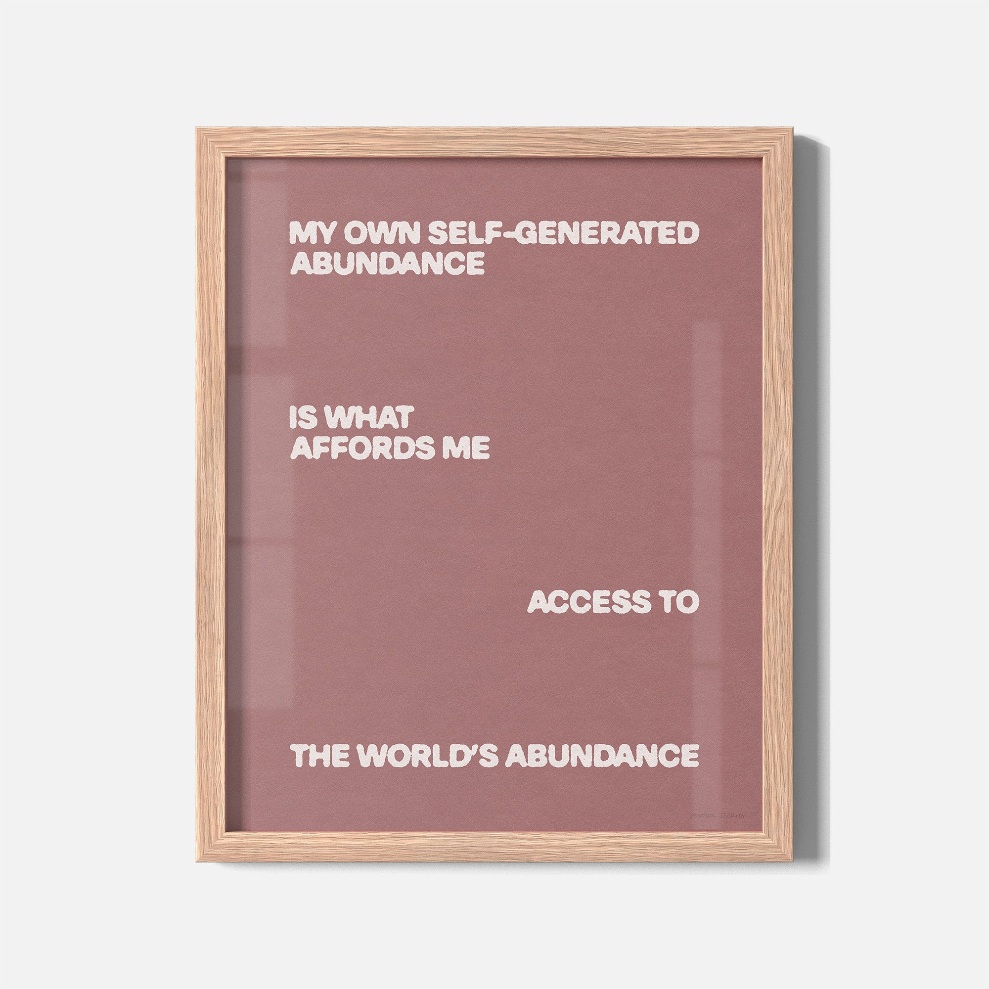 ABUNDANCE PRINT