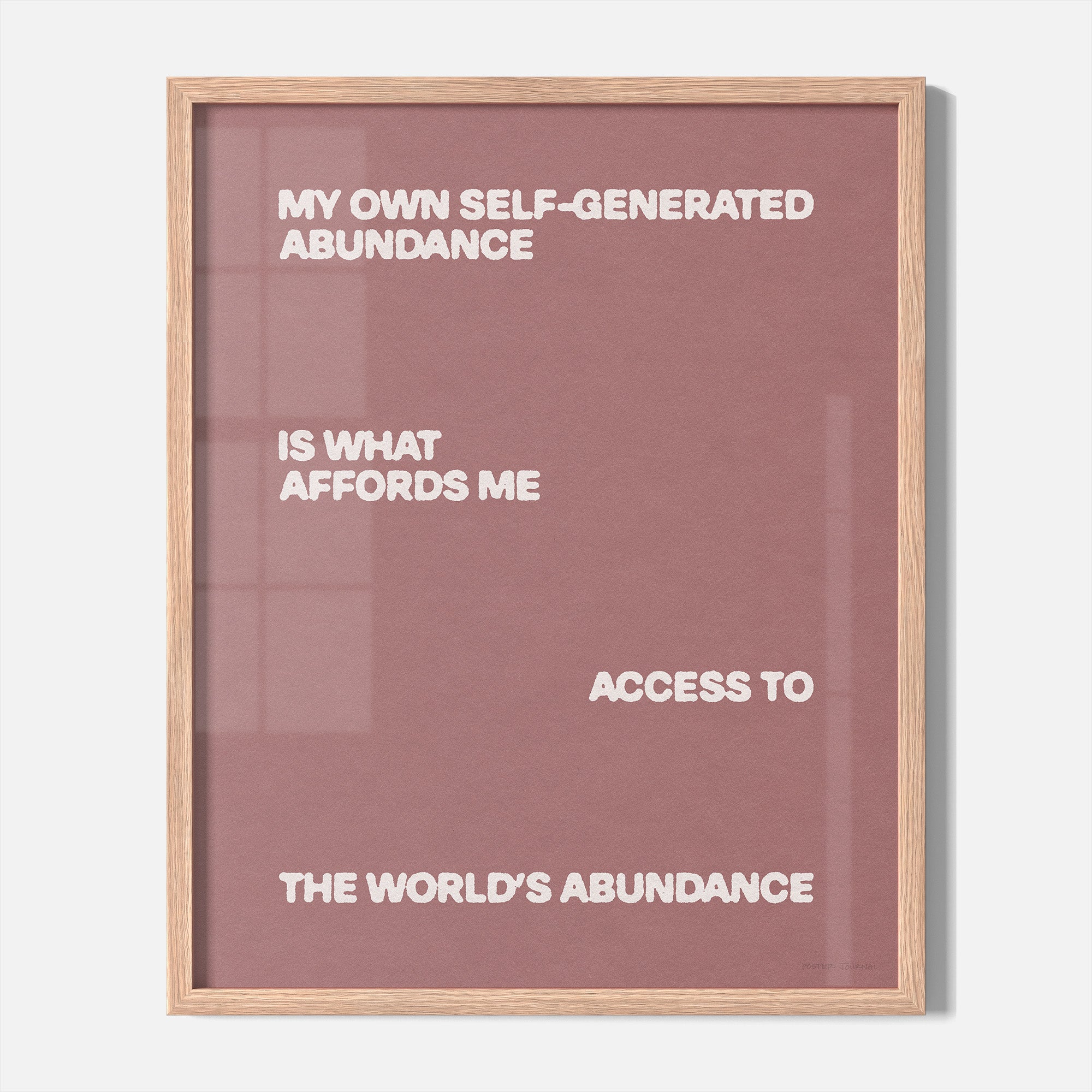 ABUNDANCE PRINT