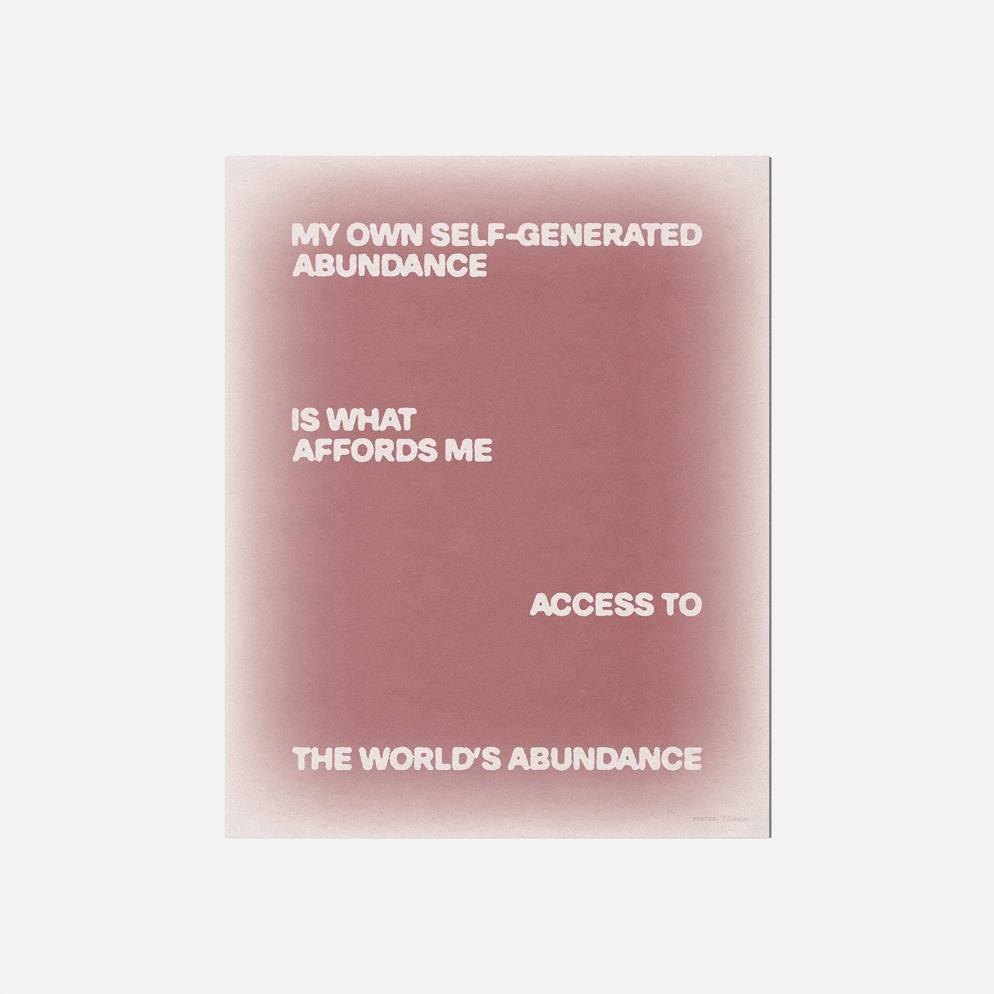 ABUNDANCE PRINT