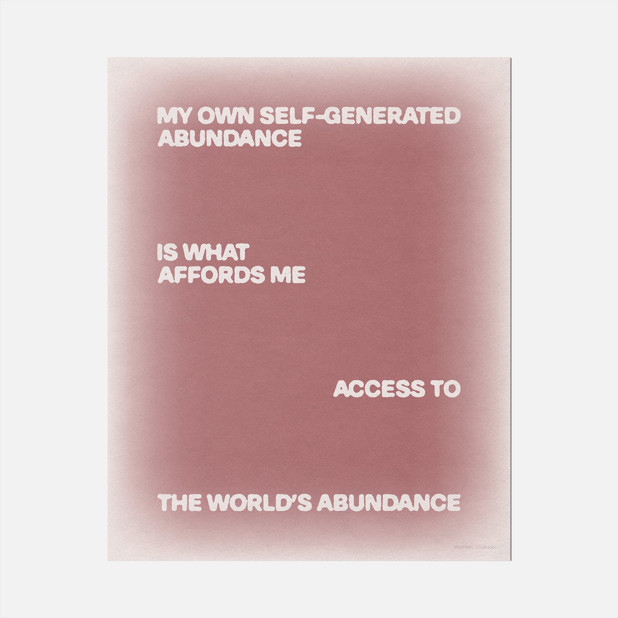 ABUNDANCE PRINT