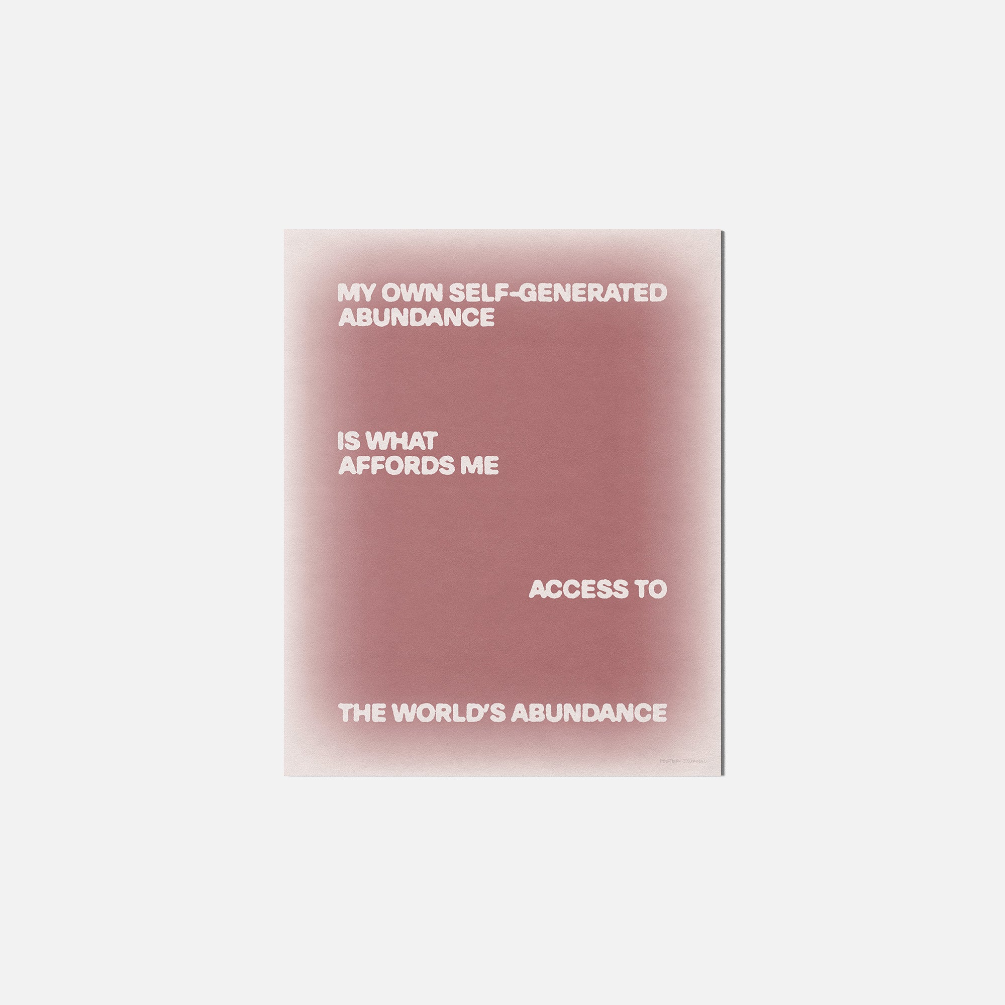 ABUNDANCE PRINT