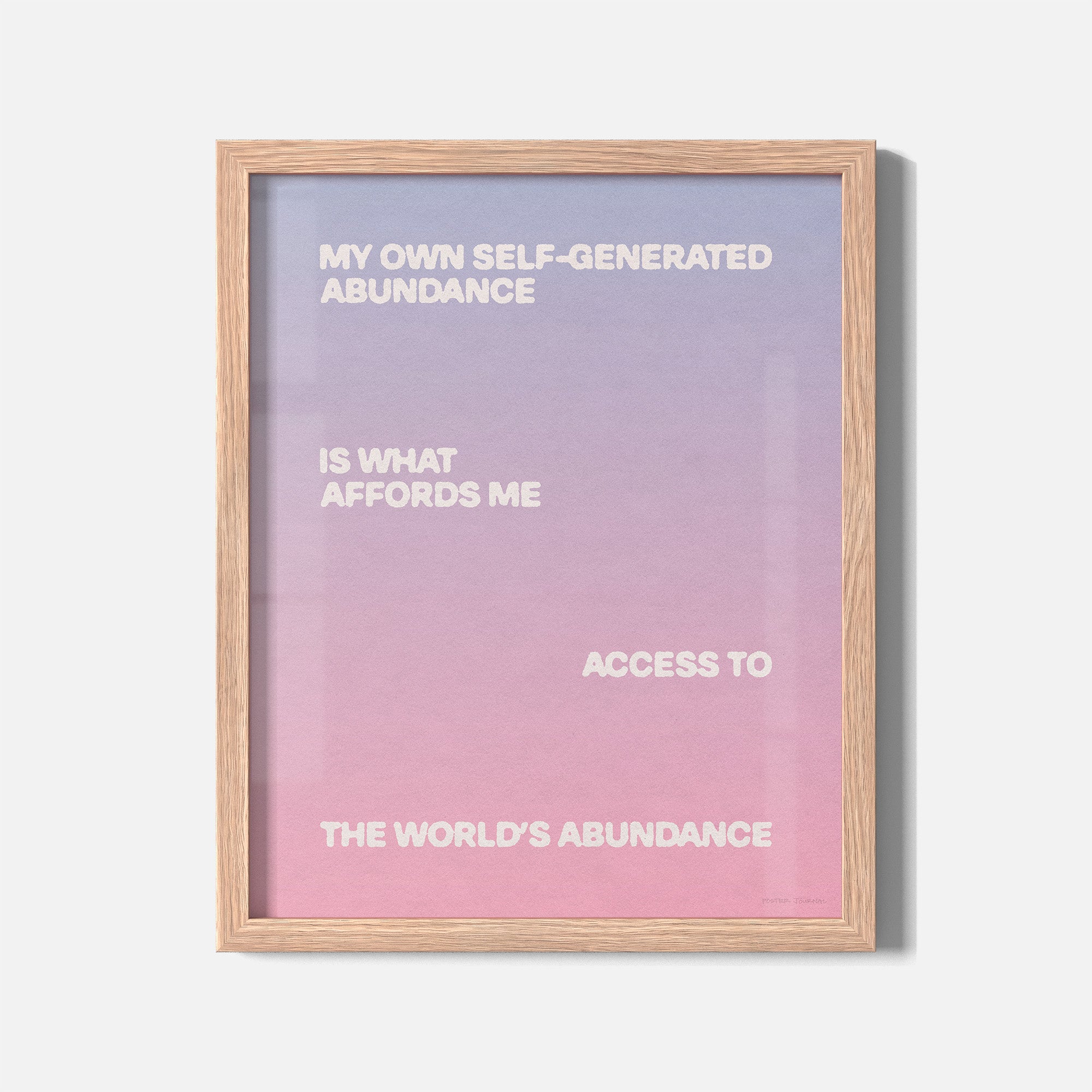 ABUNDANCE PRINT