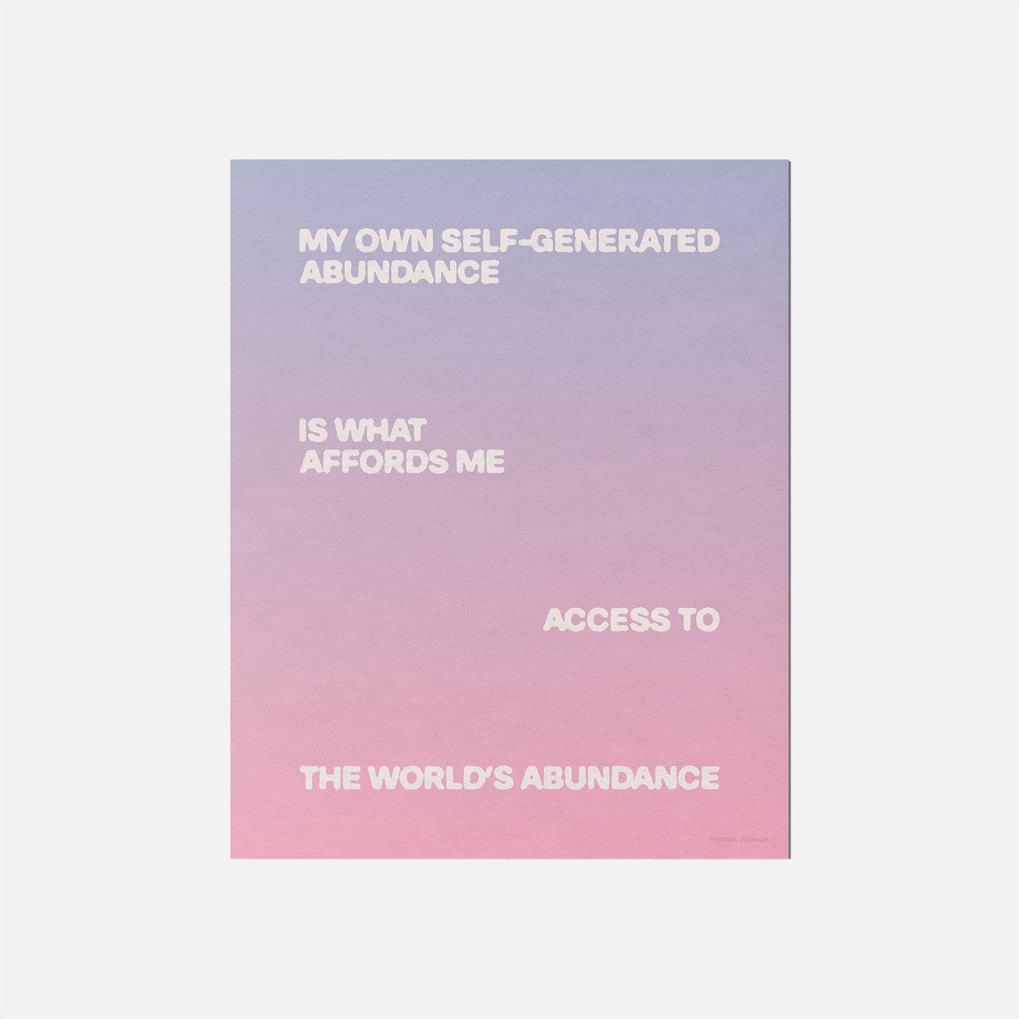 ABUNDANCE PRINT