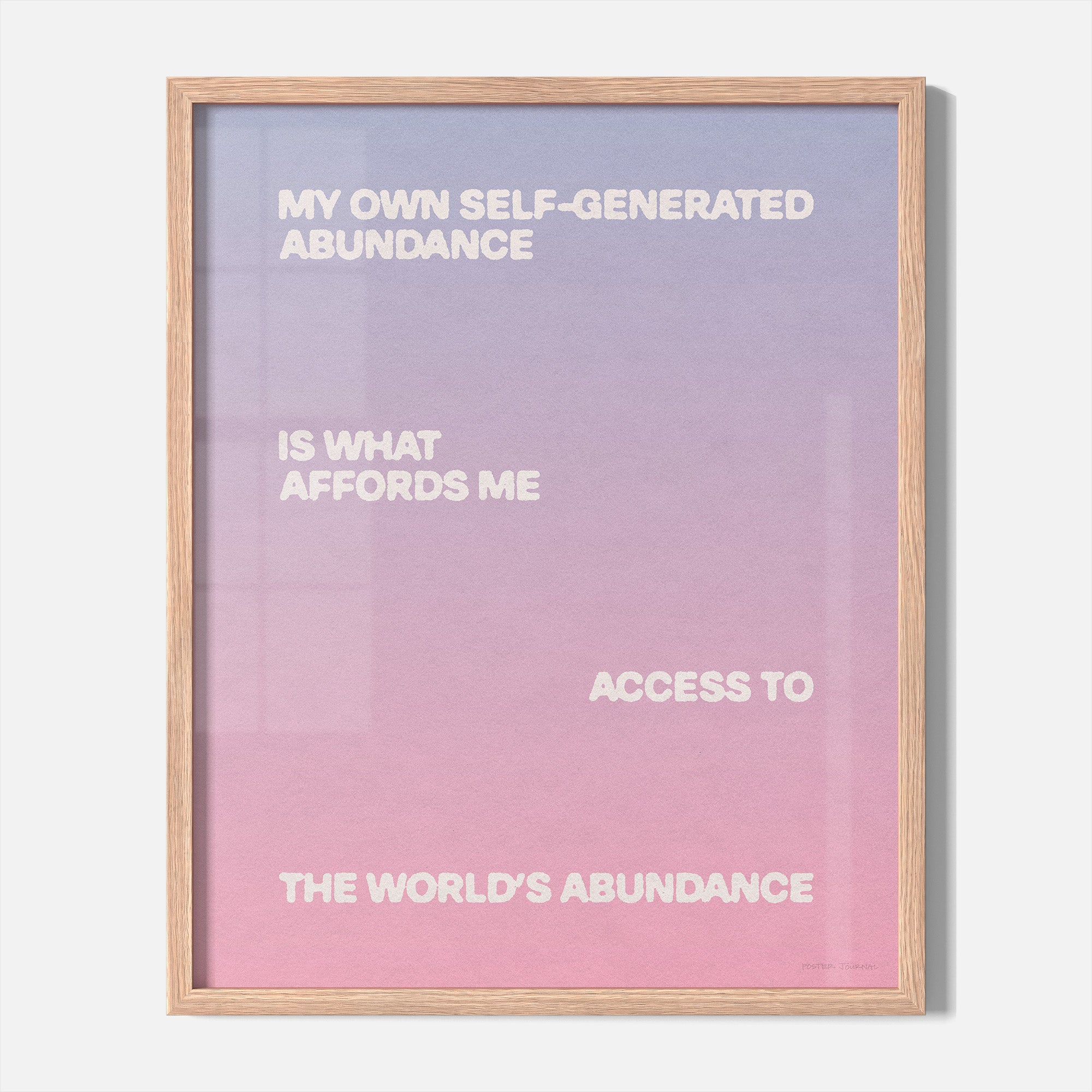 ABUNDANCE PRINT