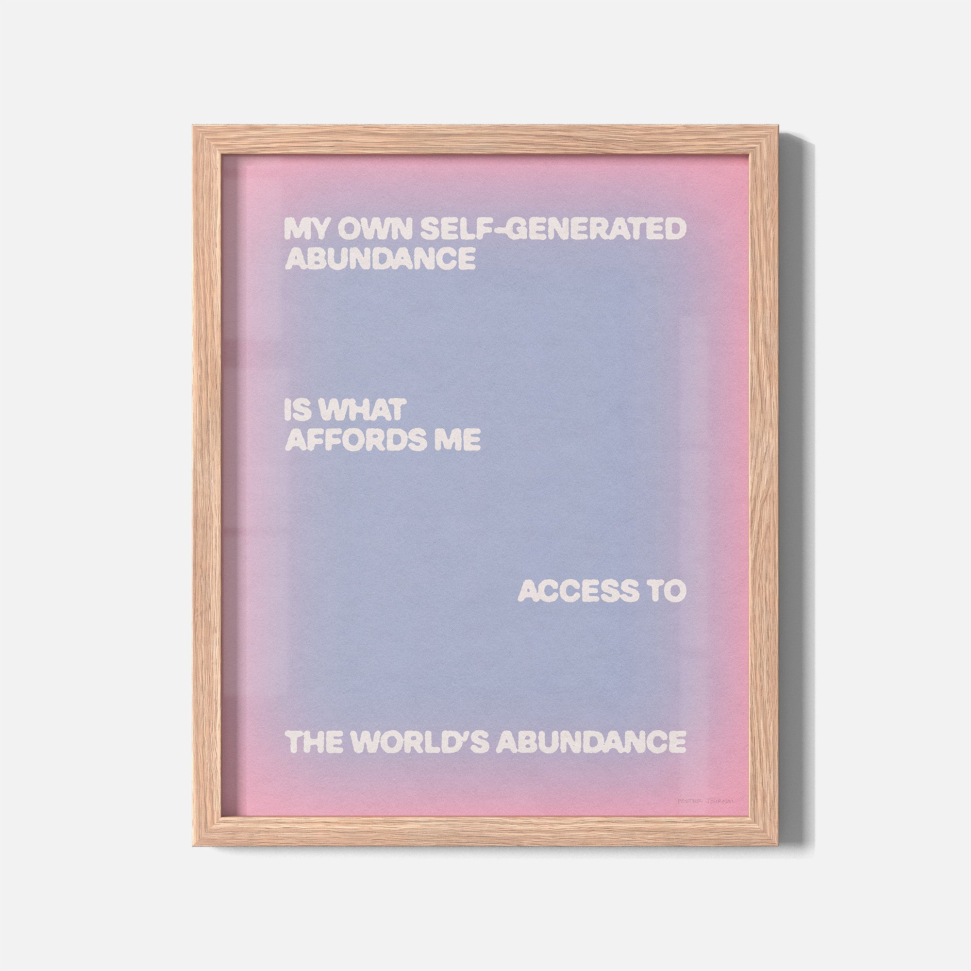 ABUNDANCE PRINT