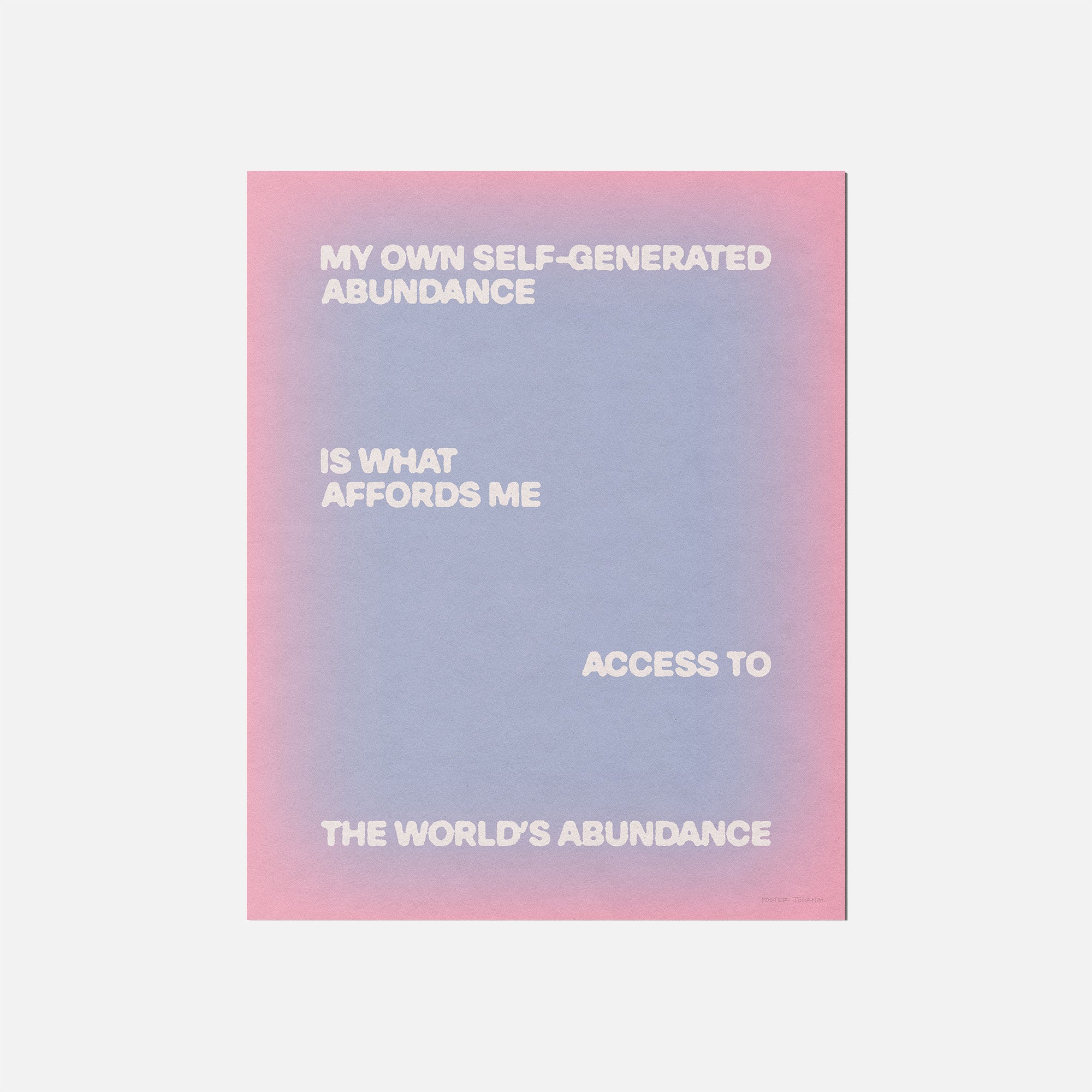 ABUNDANCE PRINT