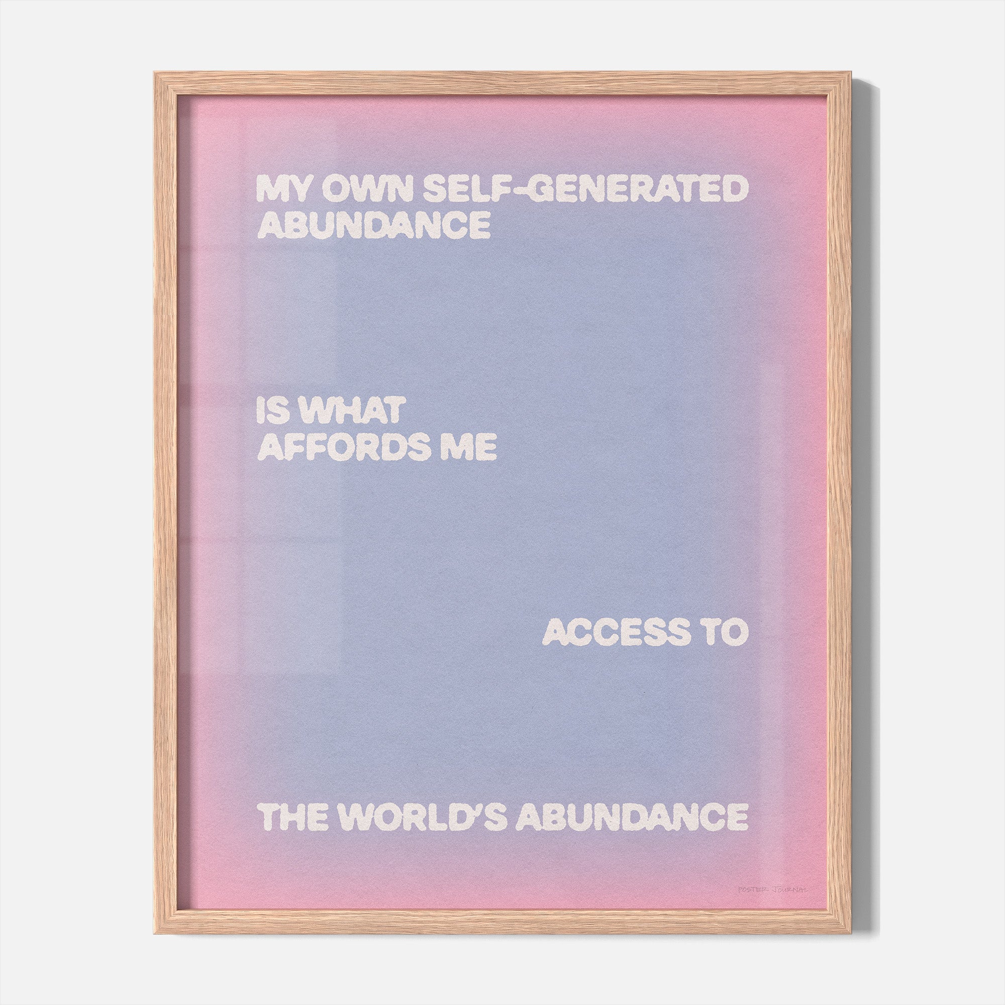 ABUNDANCE PRINT
