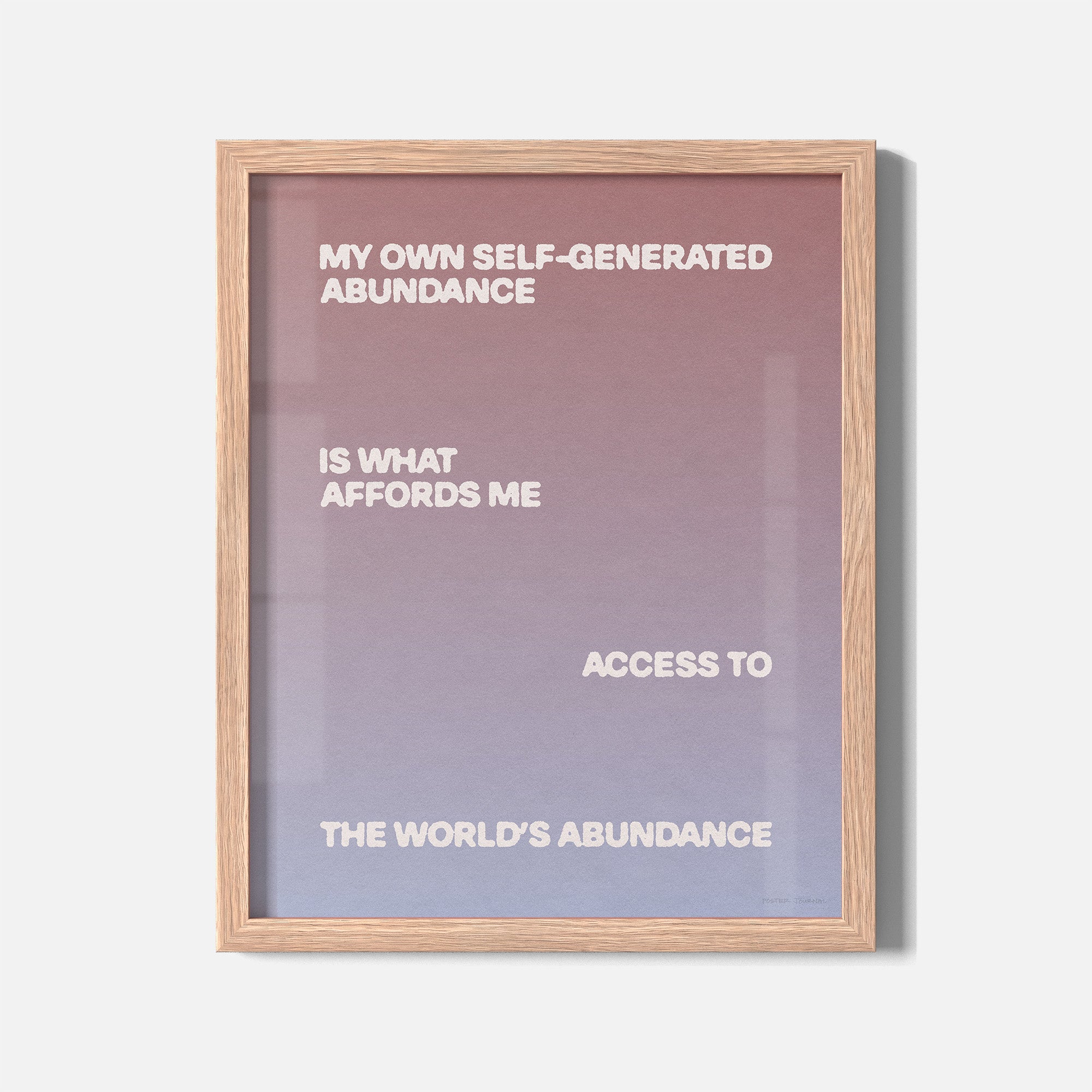 ABUNDANCE PRINT
