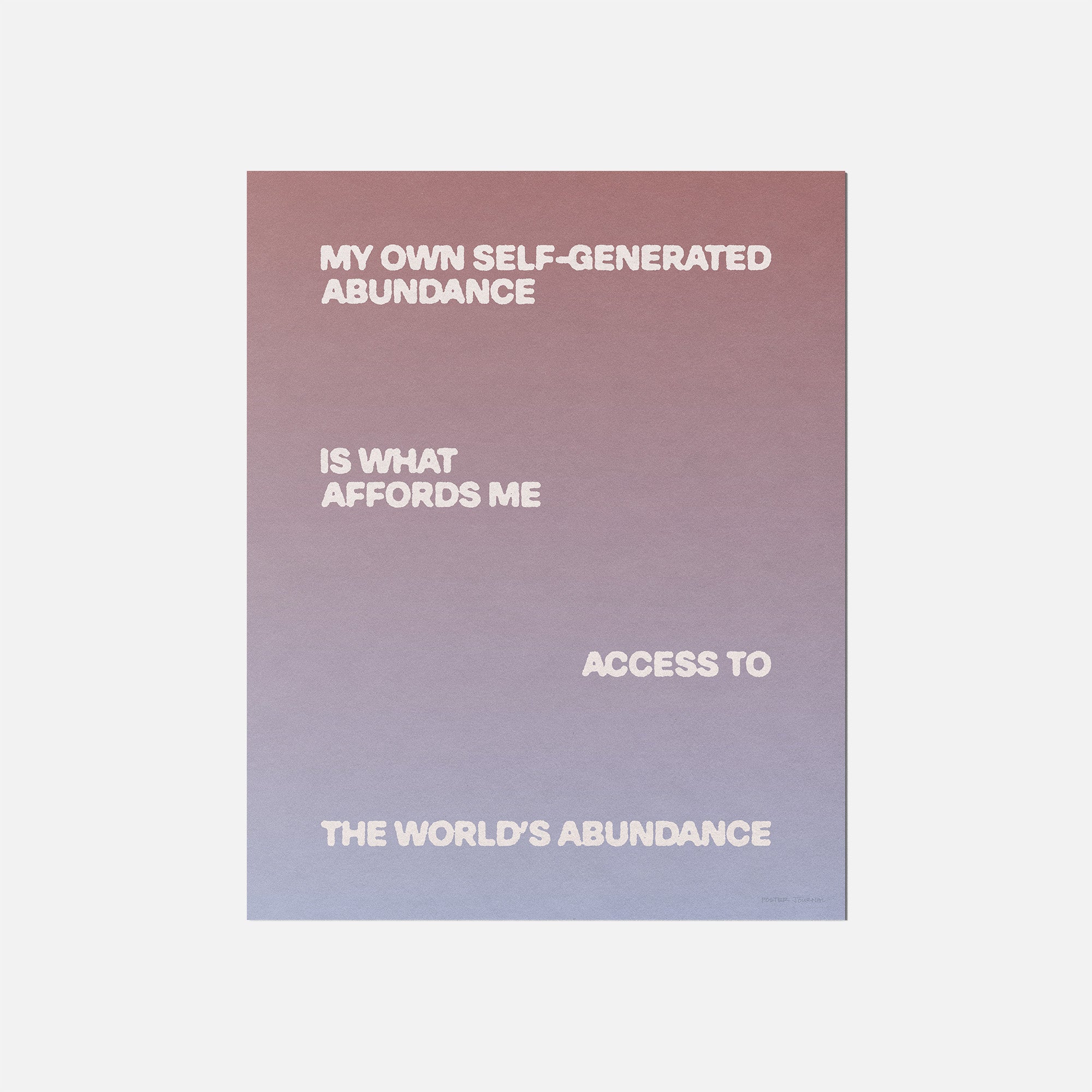 ABUNDANCE PRINT
