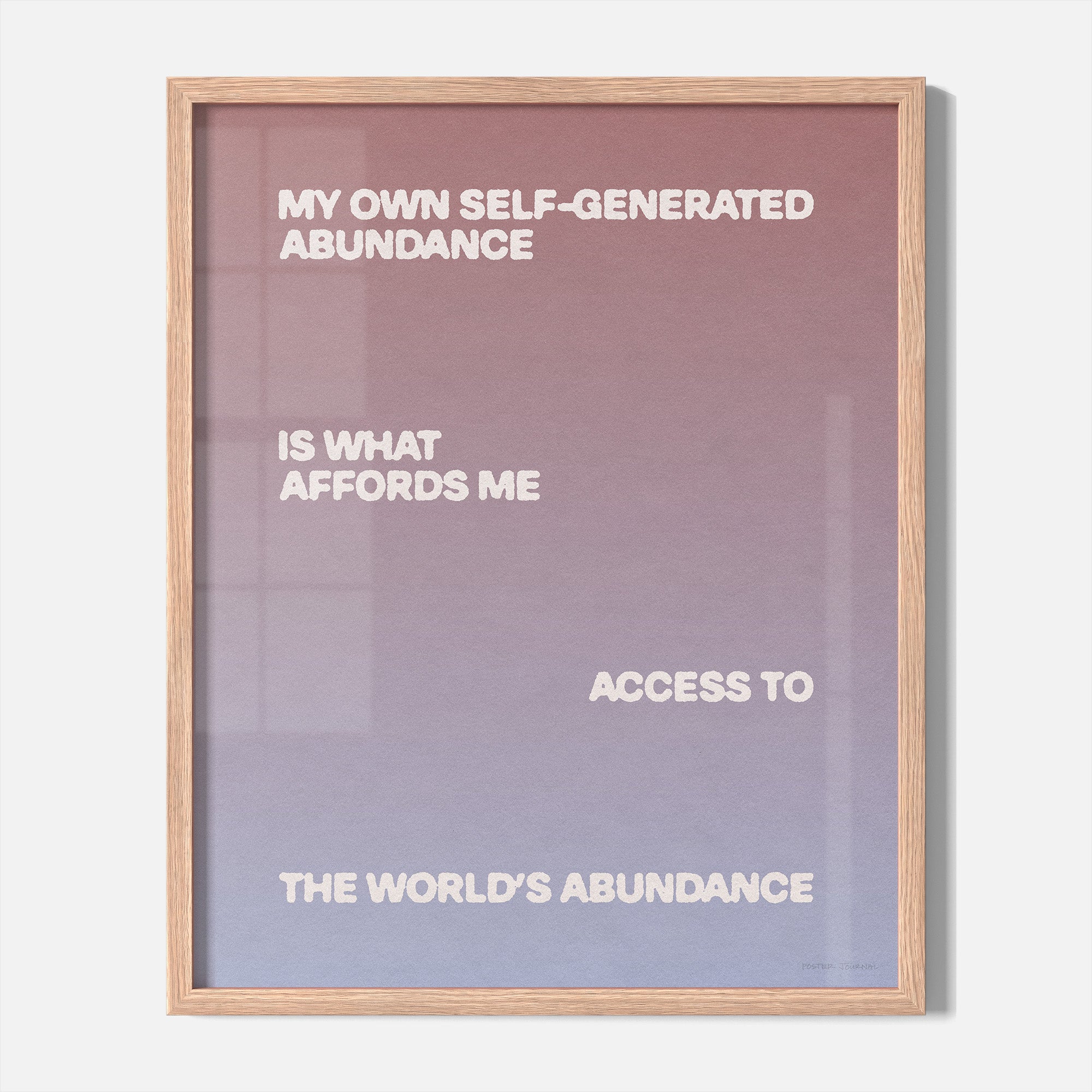 ABUNDANCE PRINT