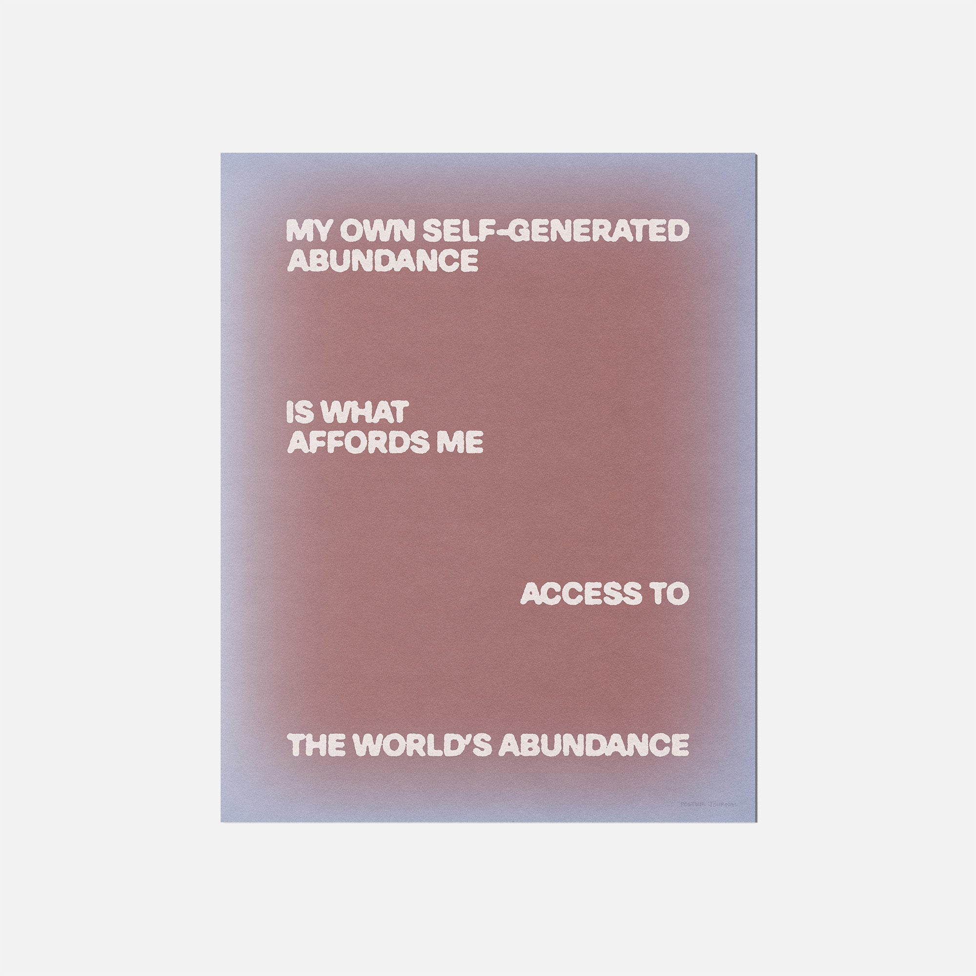 ABUNDANCE PRINT