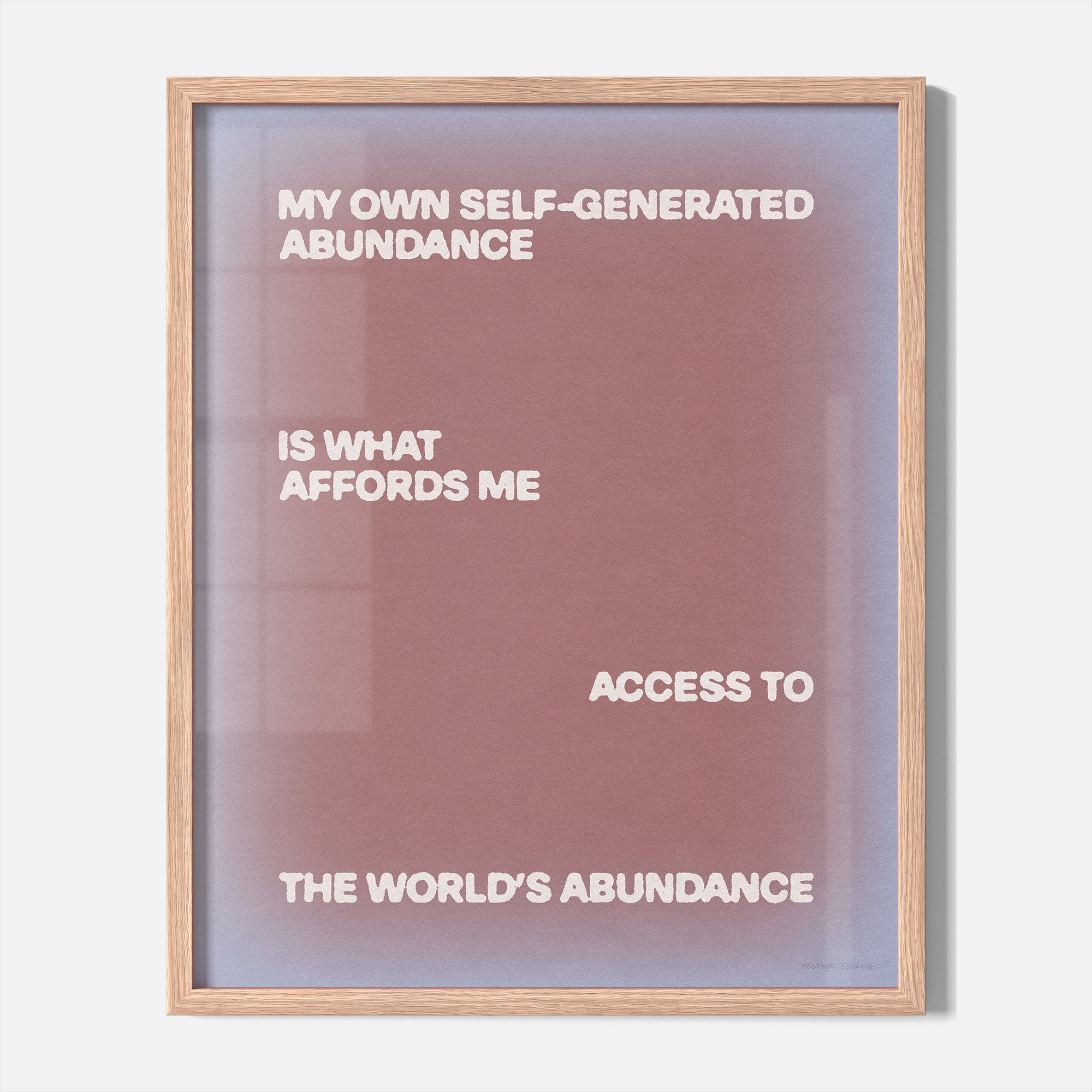ABUNDANCE PRINT