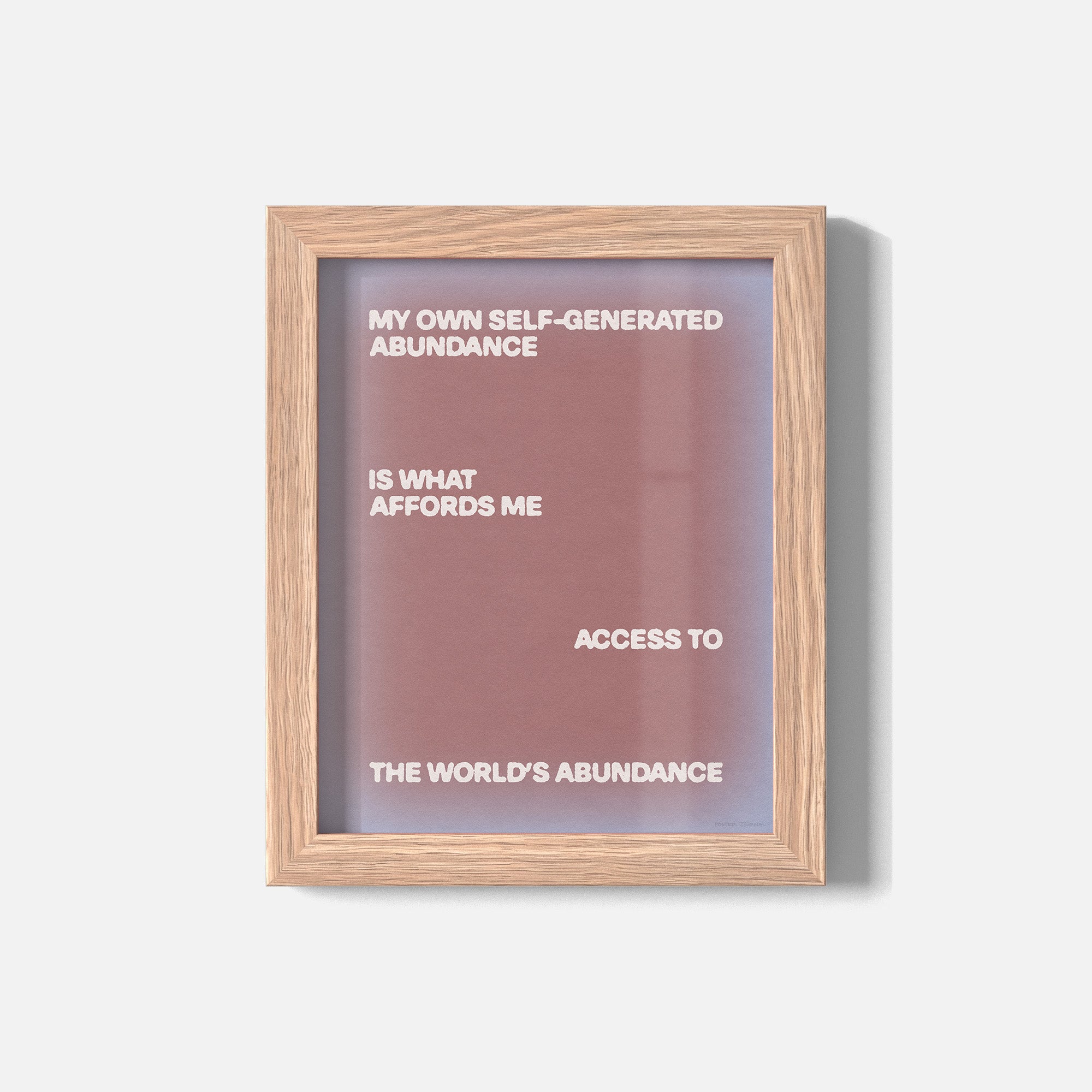 ABUNDANCE PRINT