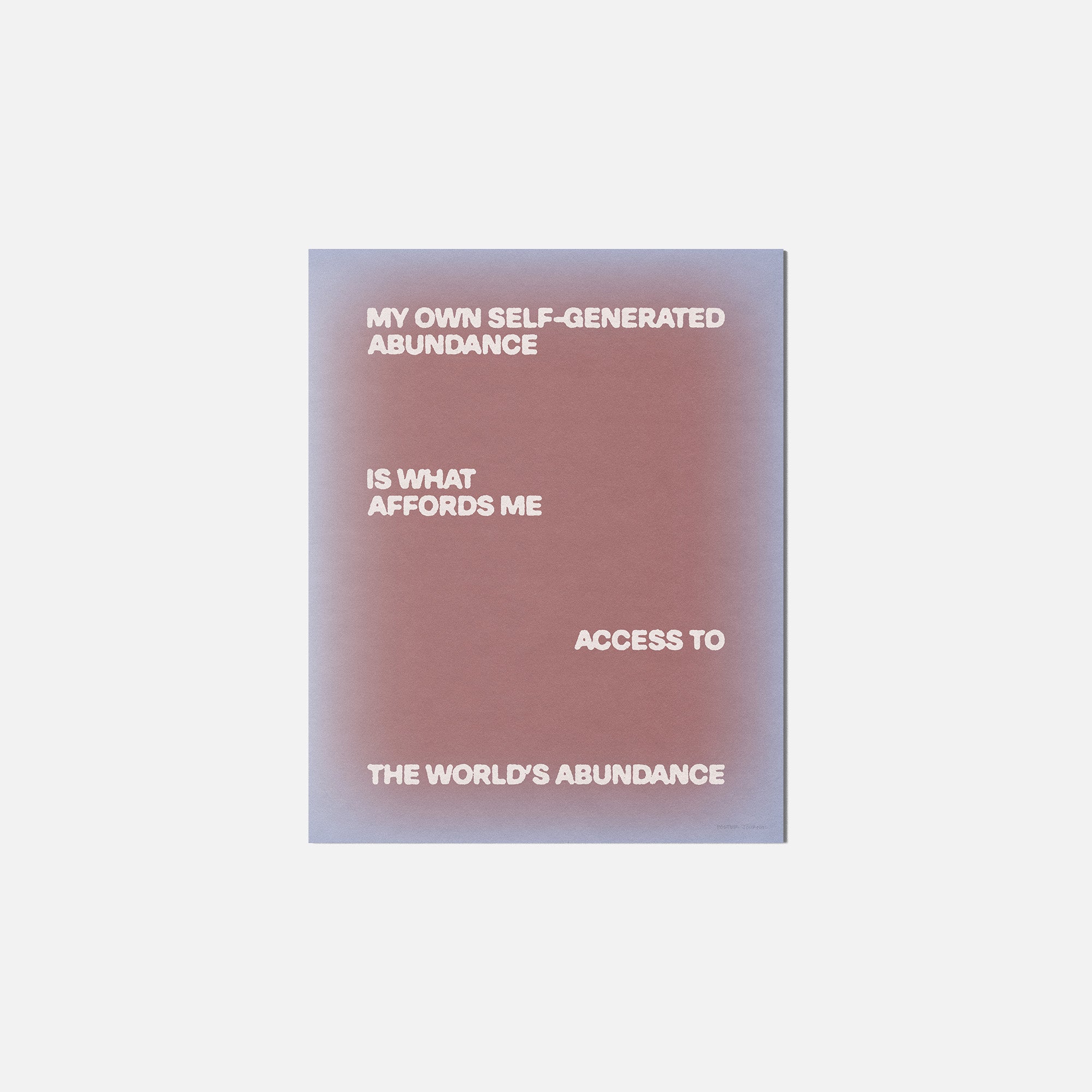 ABUNDANCE PRINT
