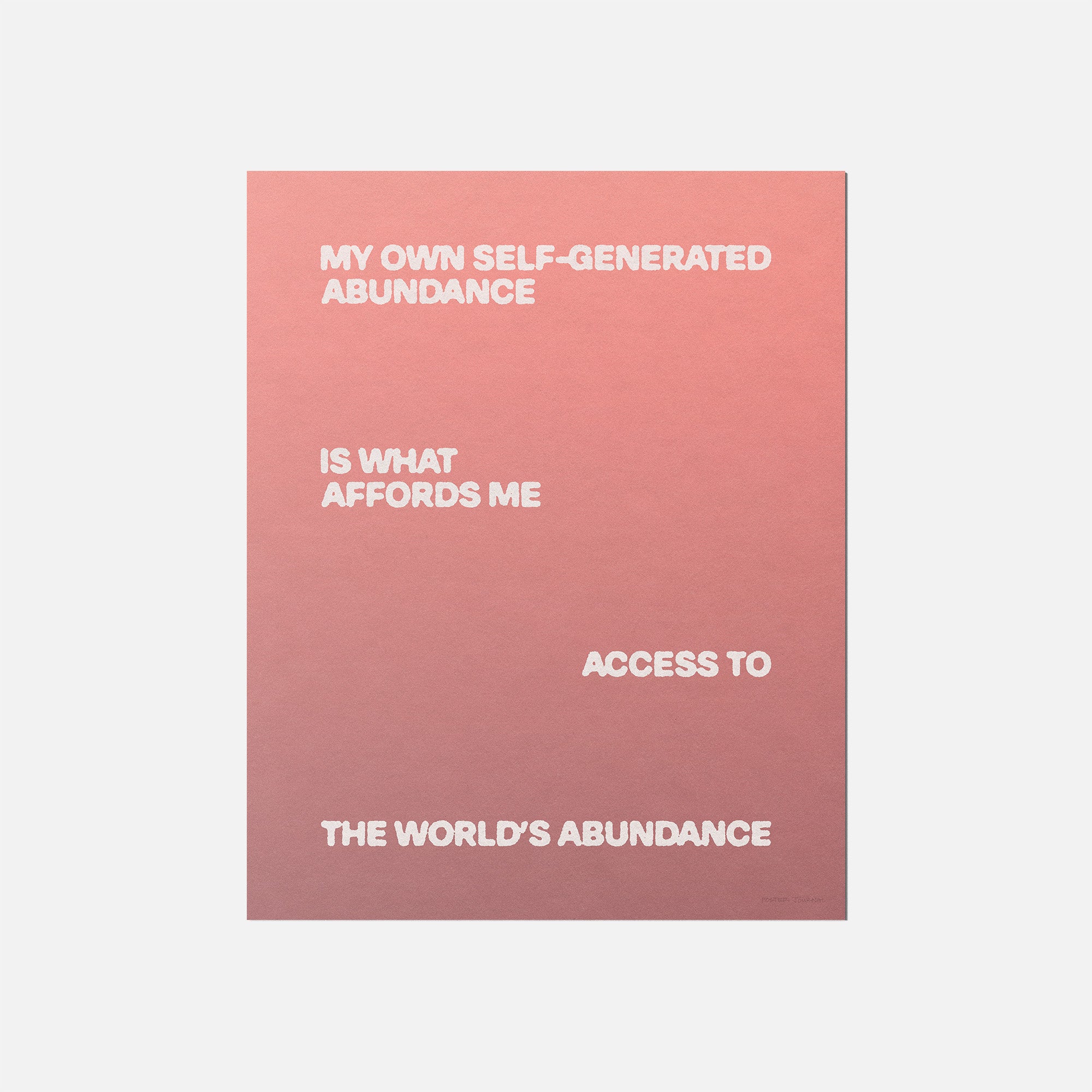 ABUNDANCE PRINT