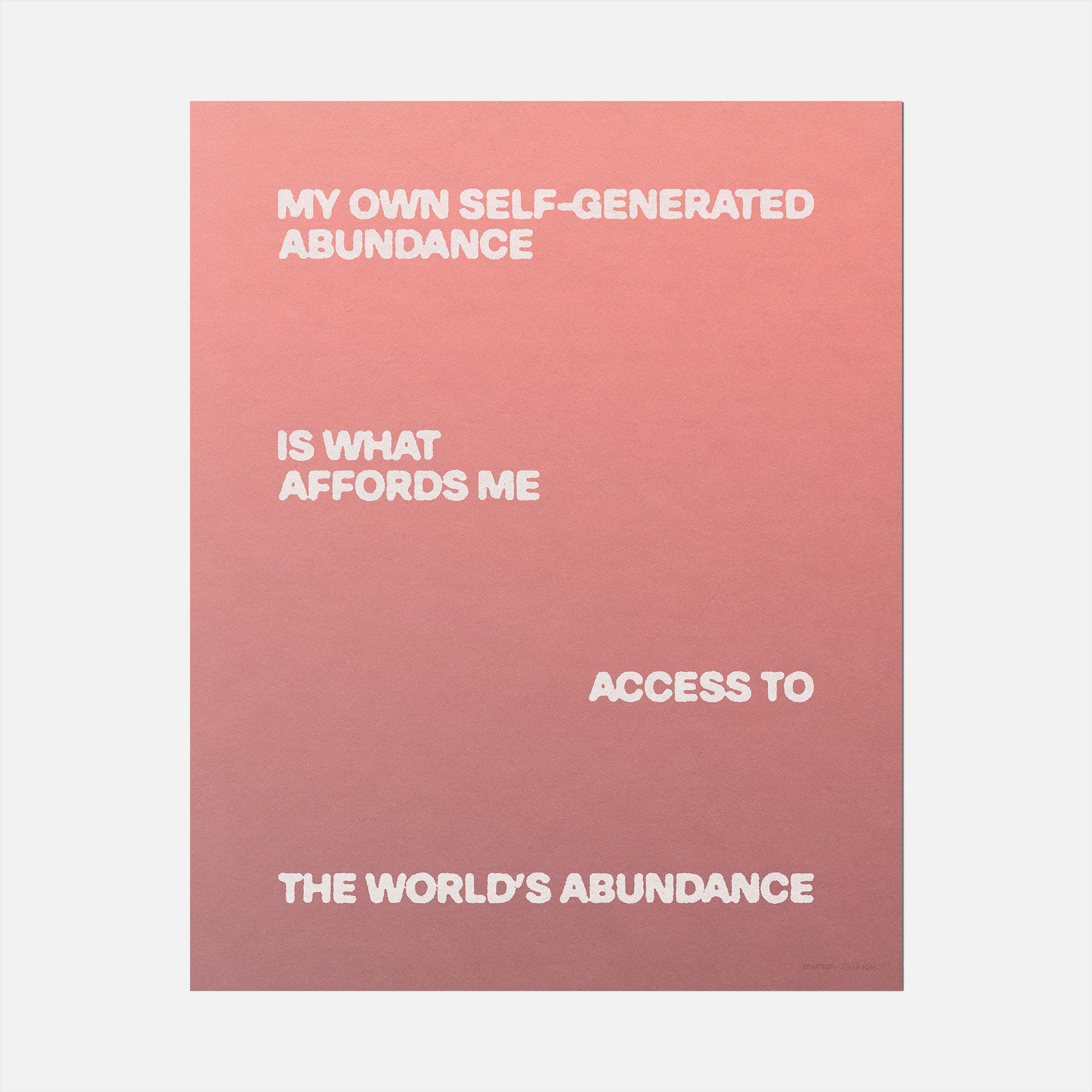 ABUNDANCE PRINT
