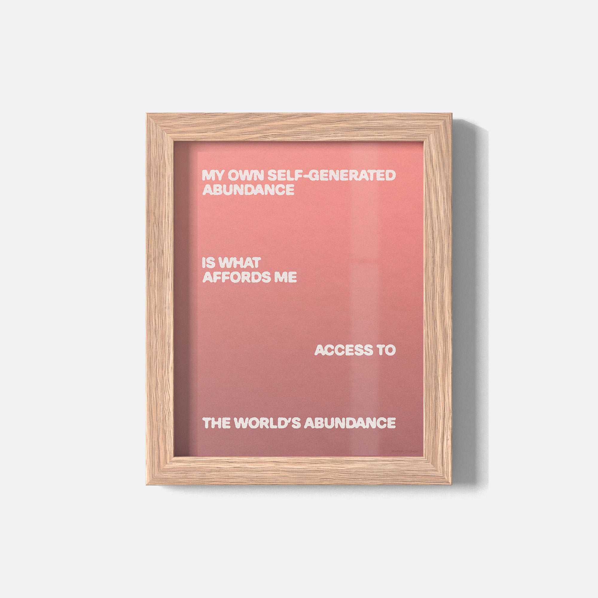 ABUNDANCE PRINT