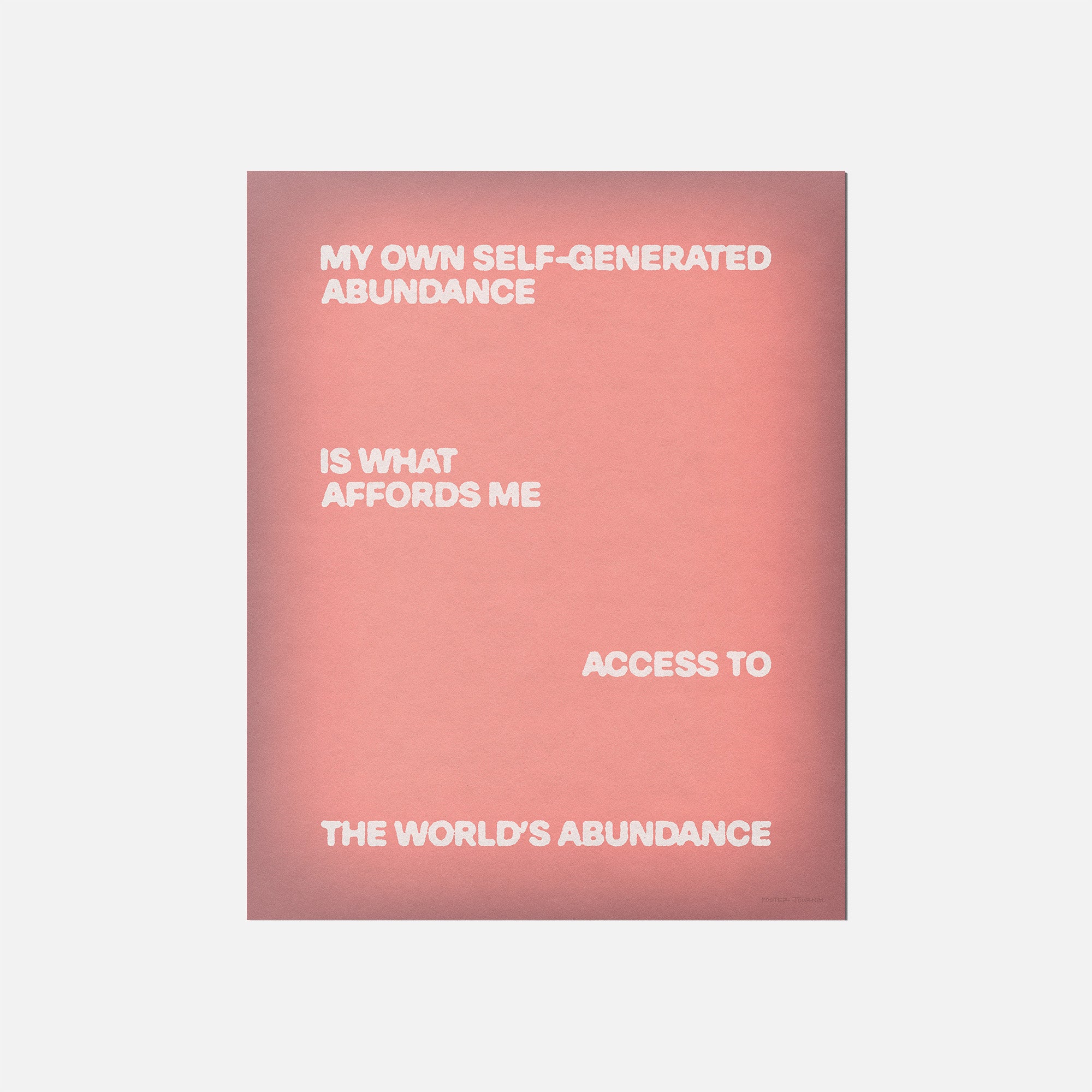 ABUNDANCE PRINT
