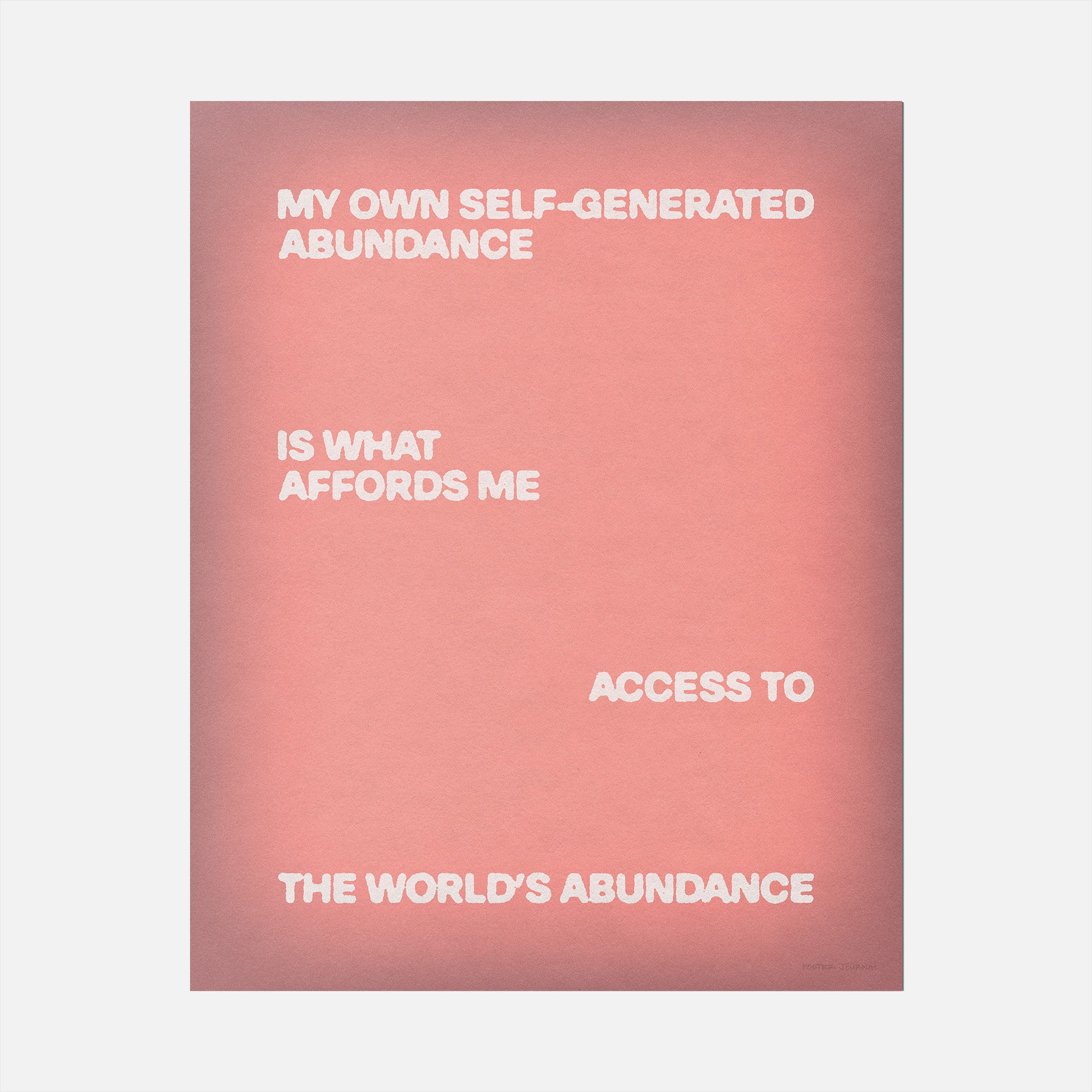 ABUNDANCE PRINT