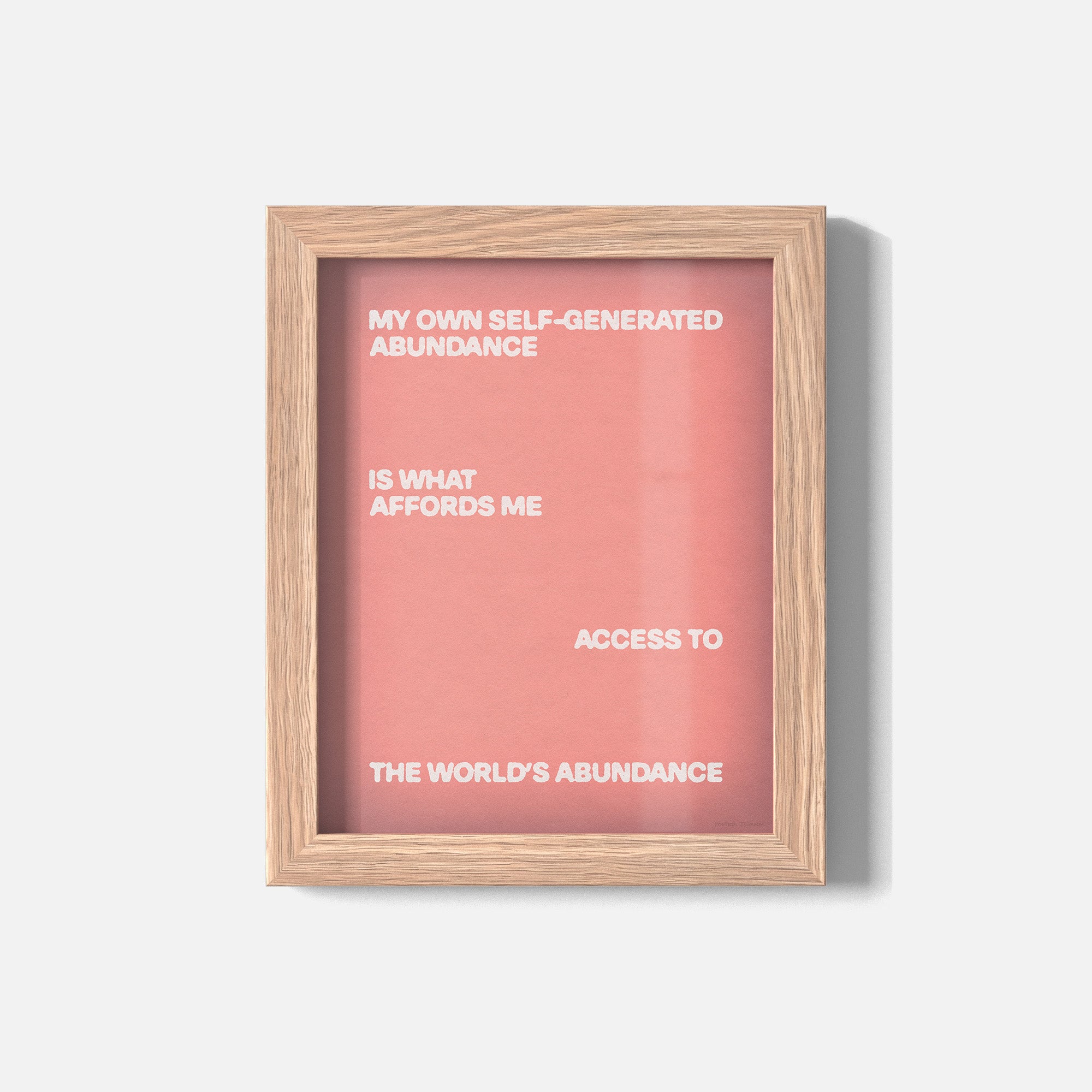 ABUNDANCE PRINT