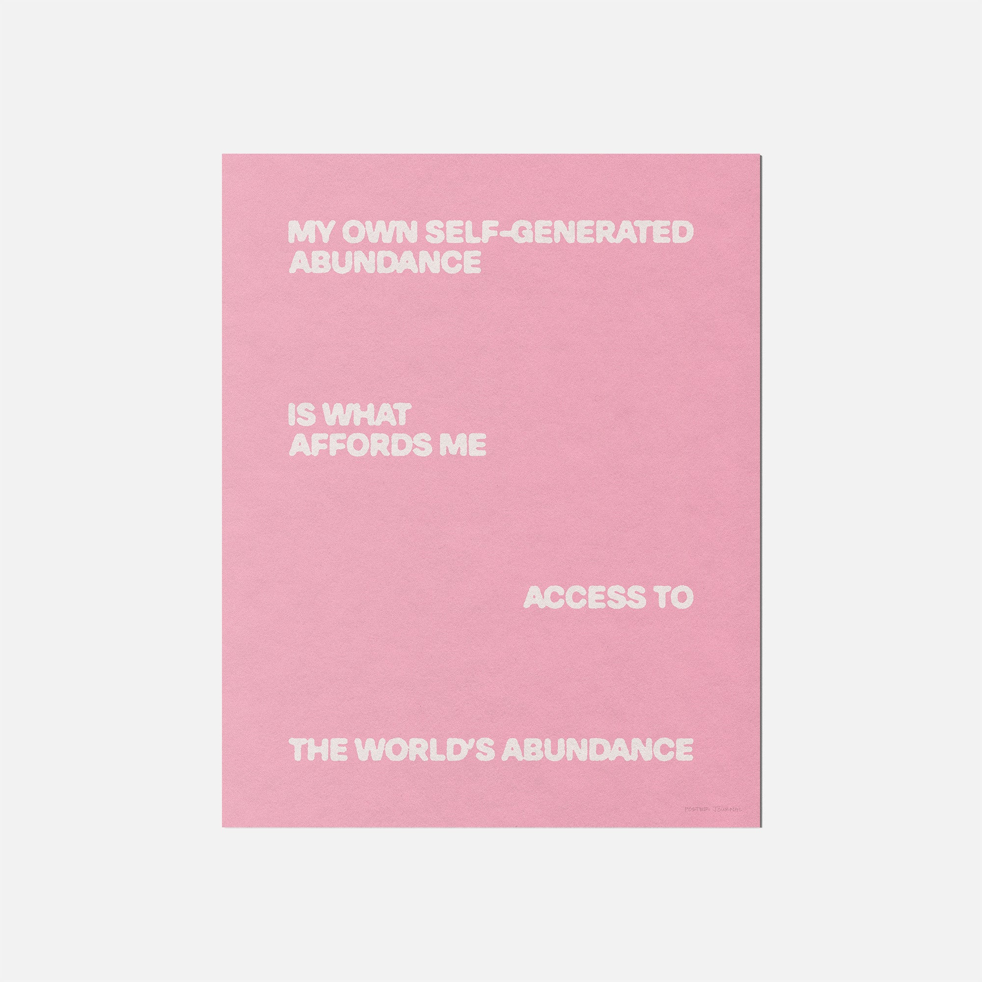 ABUNDANCE PRINT