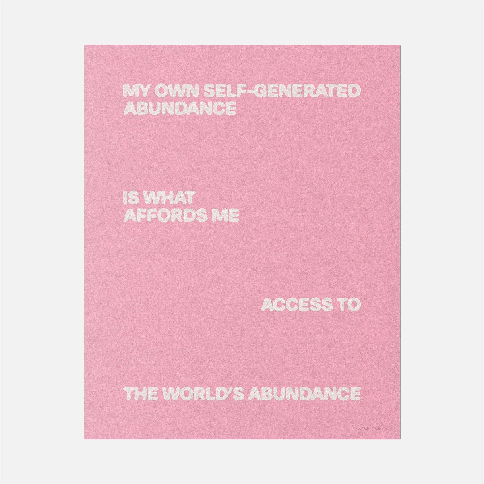 ABUNDANCE PRINT