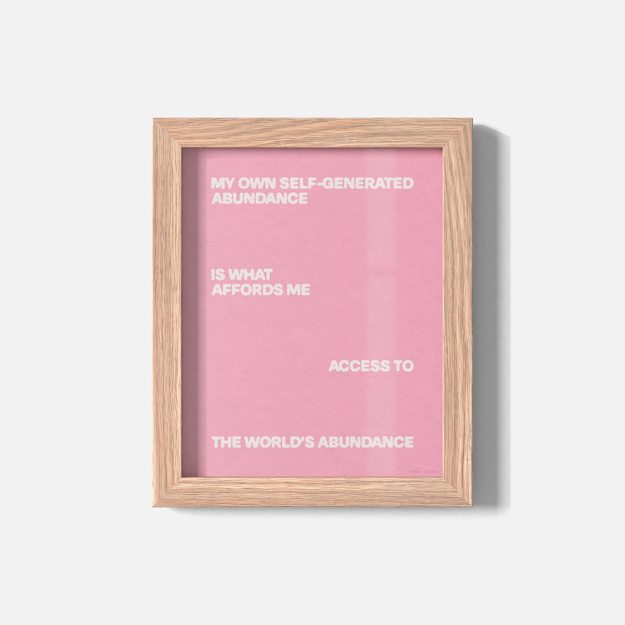 ABUNDANCE PRINT