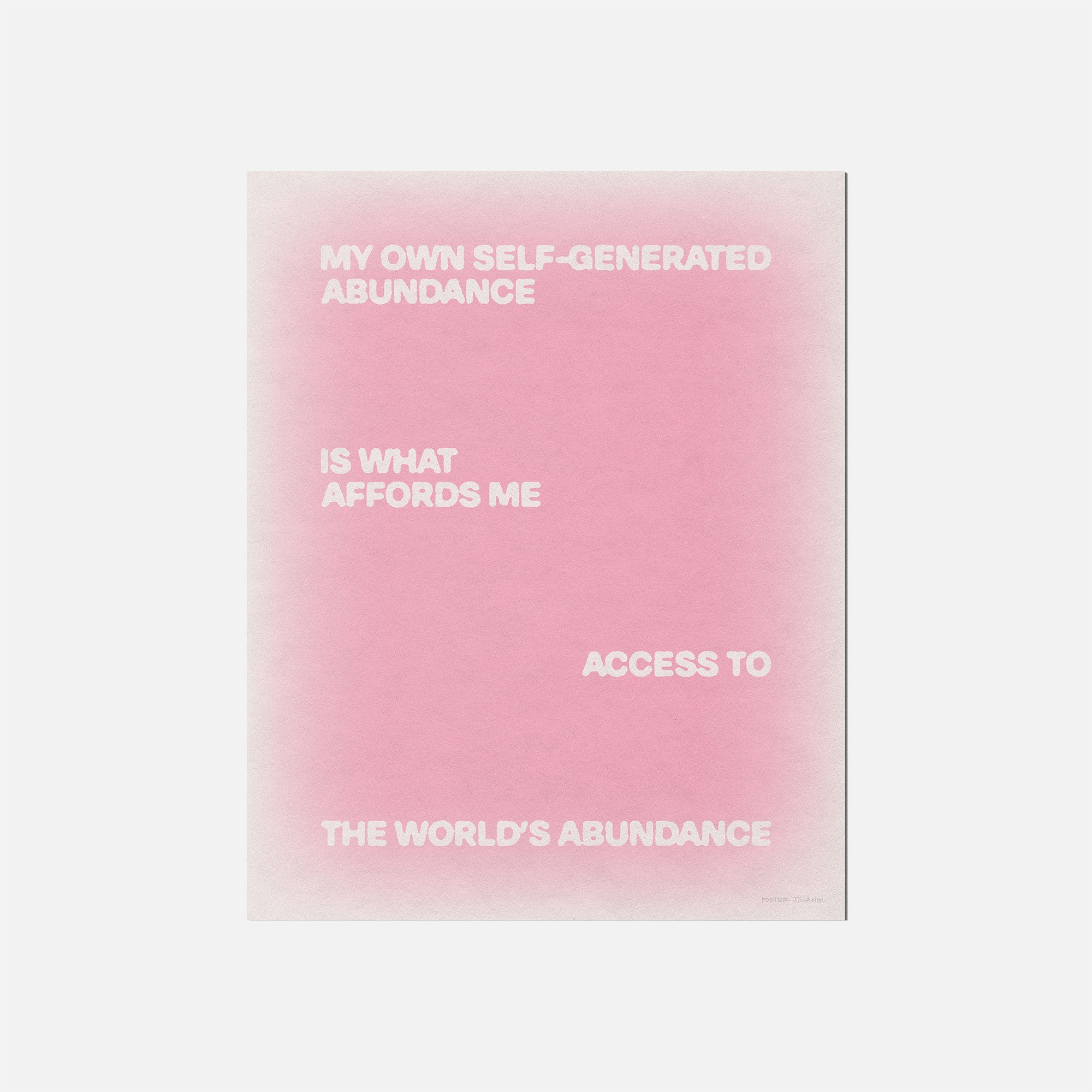 ABUNDANCE PRINT