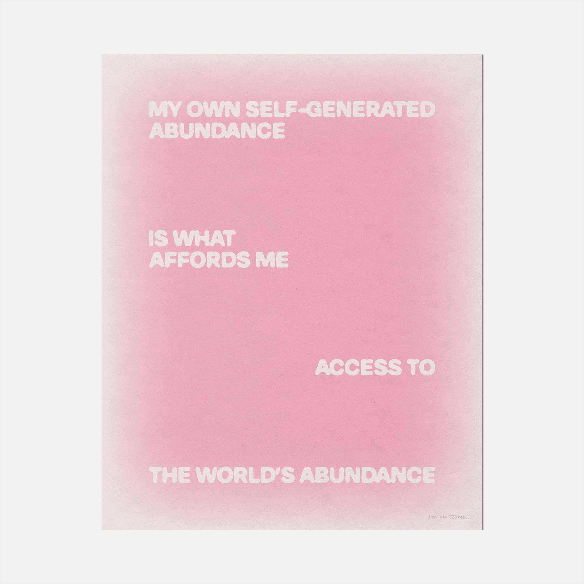 ABUNDANCE PRINT