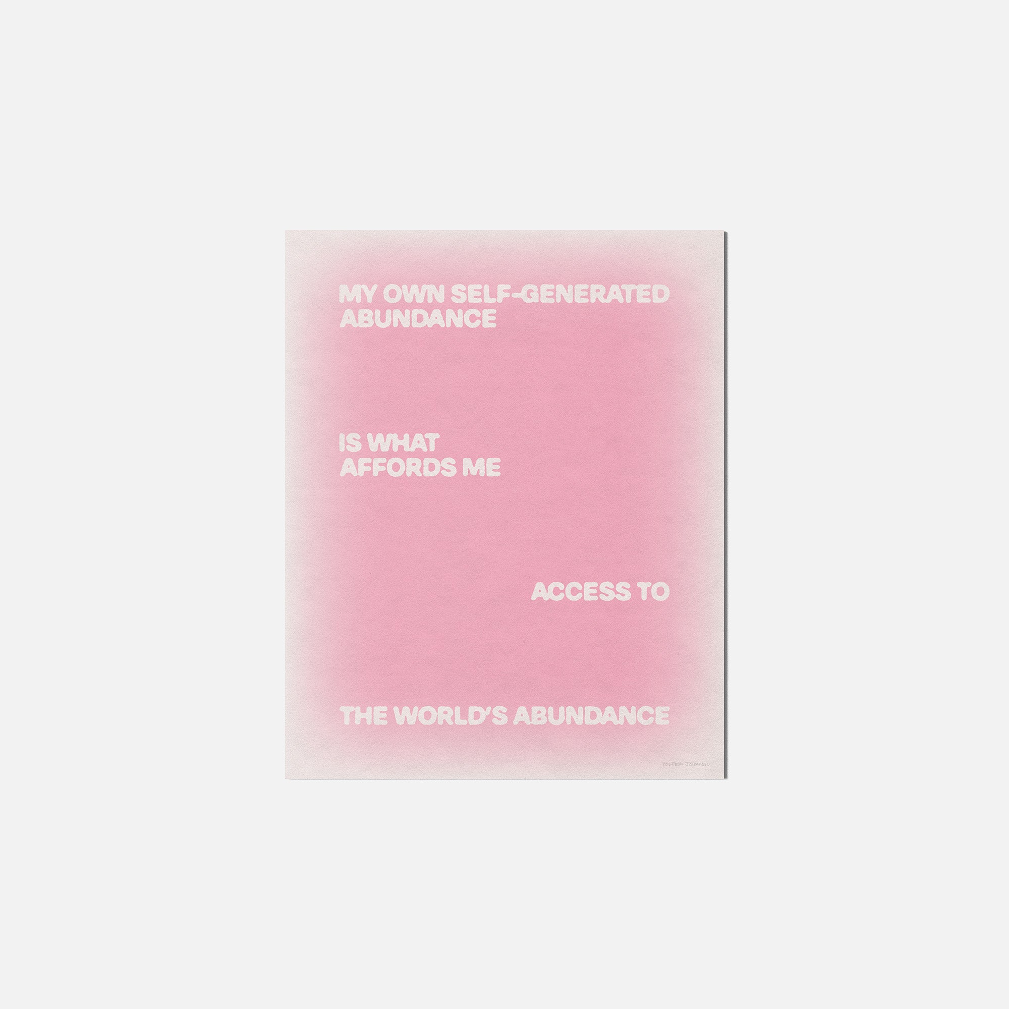 ABUNDANCE PRINT