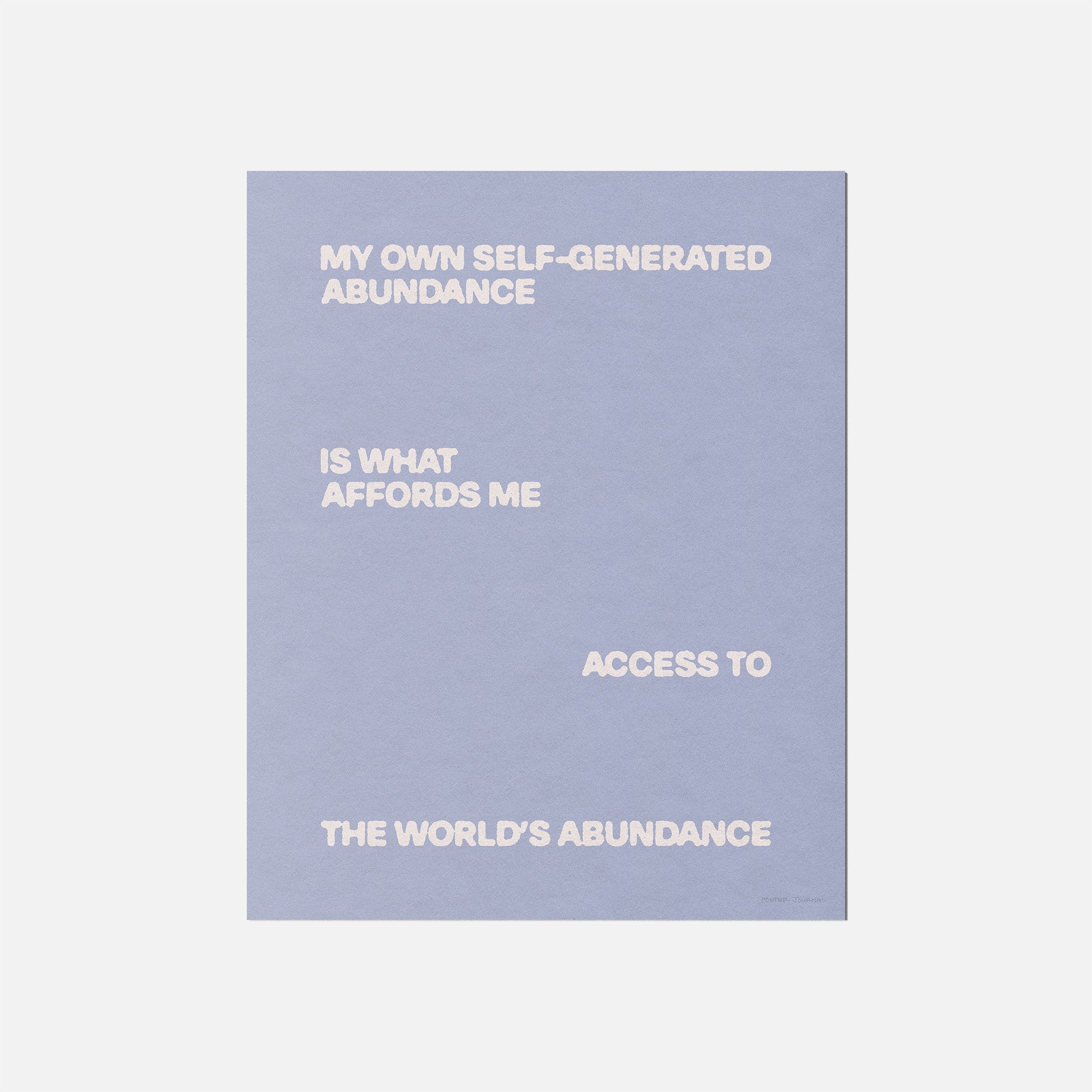 ABUNDANCE PRINT
