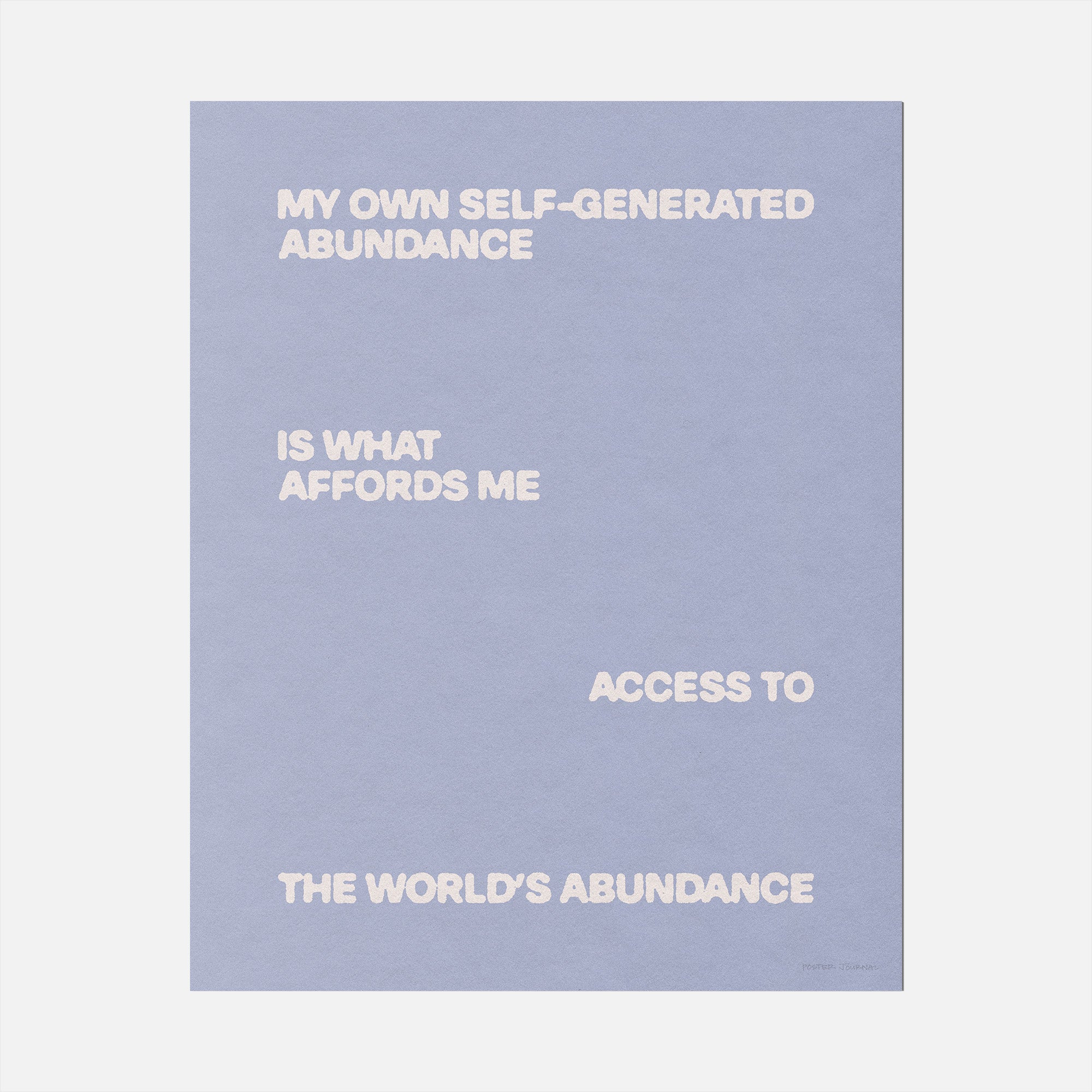 ABUNDANCE PRINT