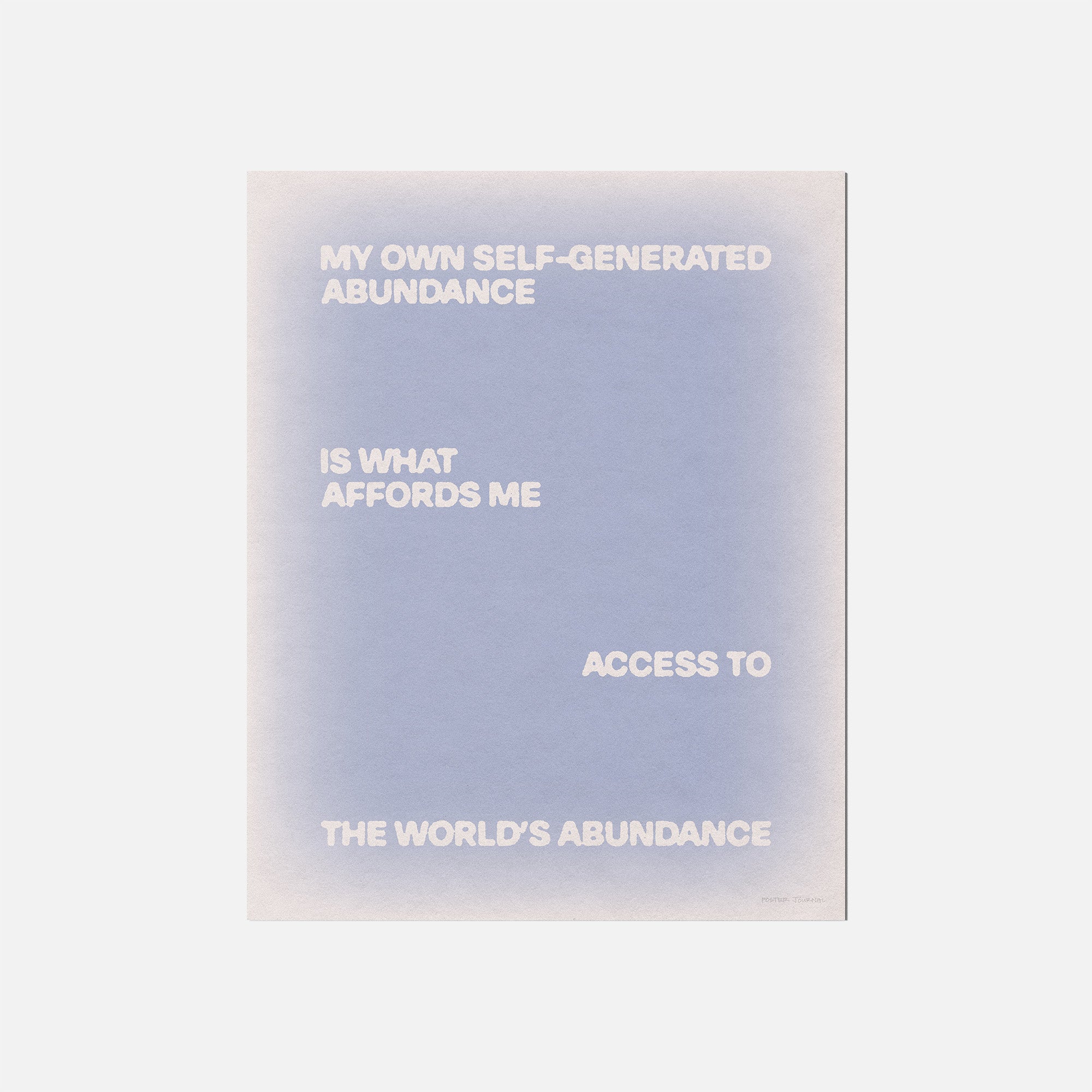 ABUNDANCE PRINT