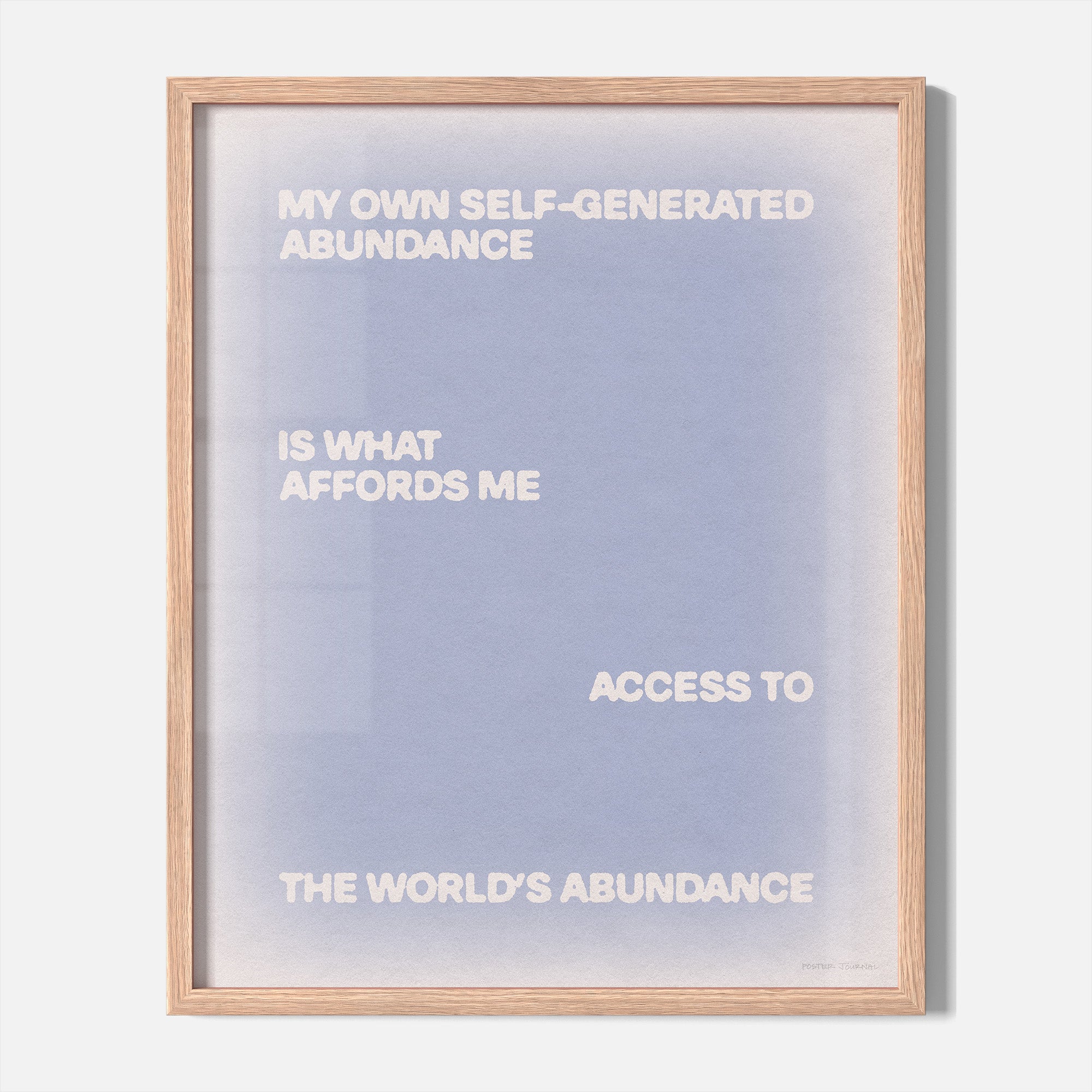 ABUNDANCE PRINT